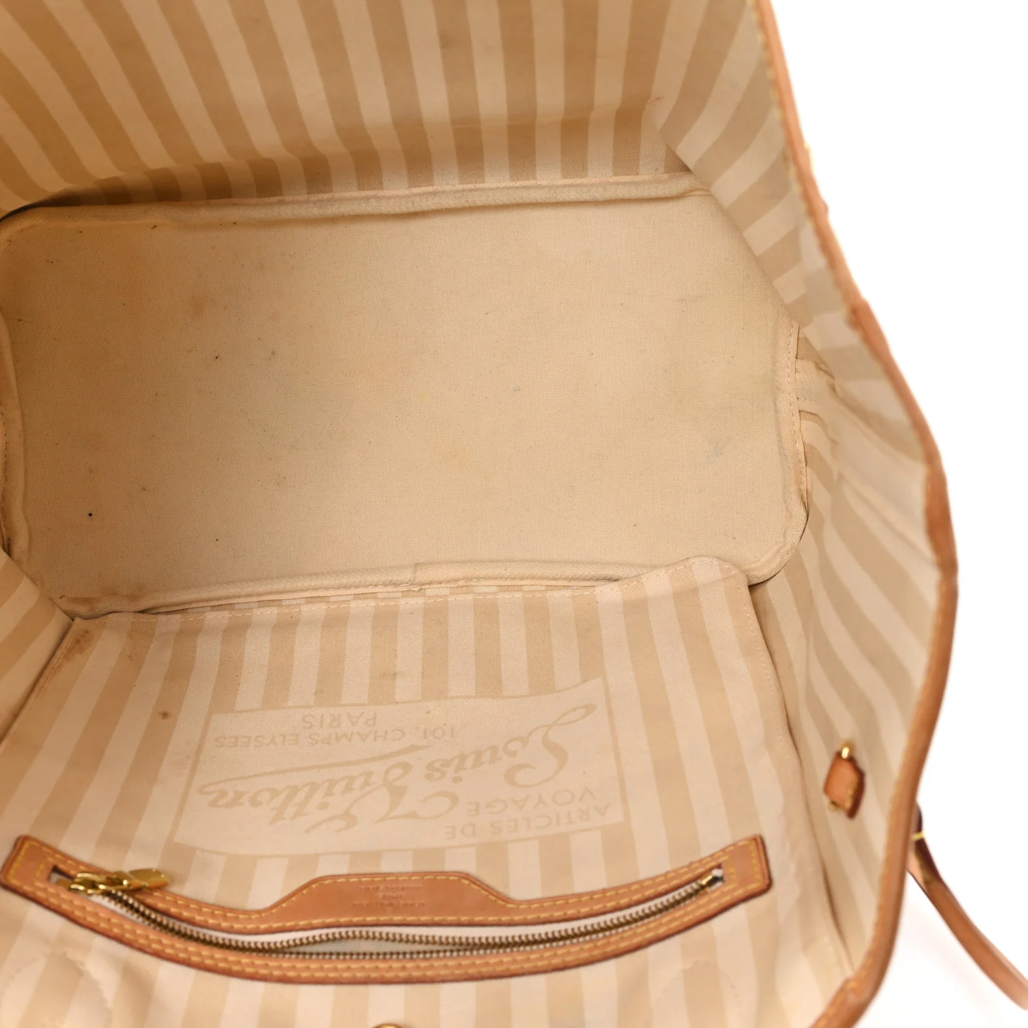 Monogram Rayures Neverfull MM - Image 5