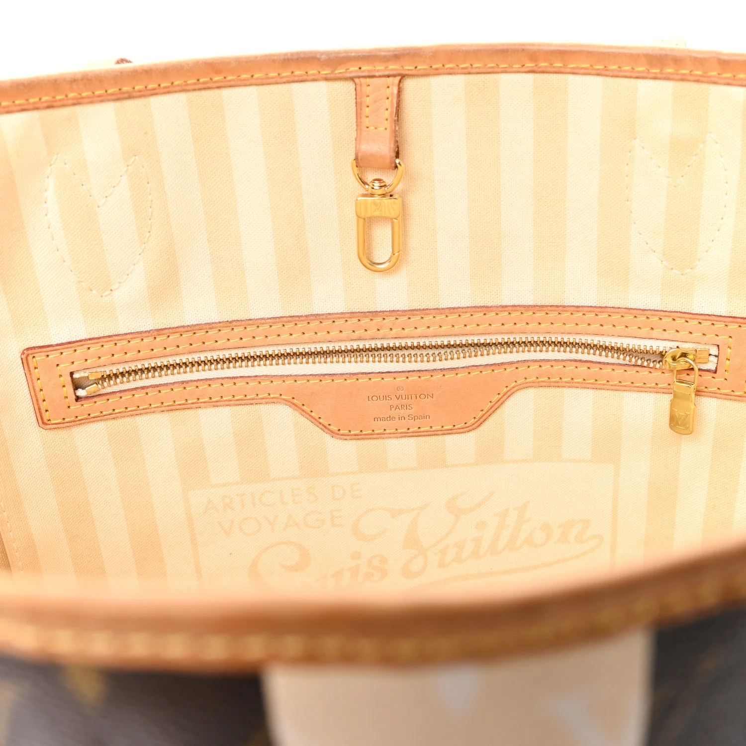 Monogram Rayures Neverfull MM - Image 6