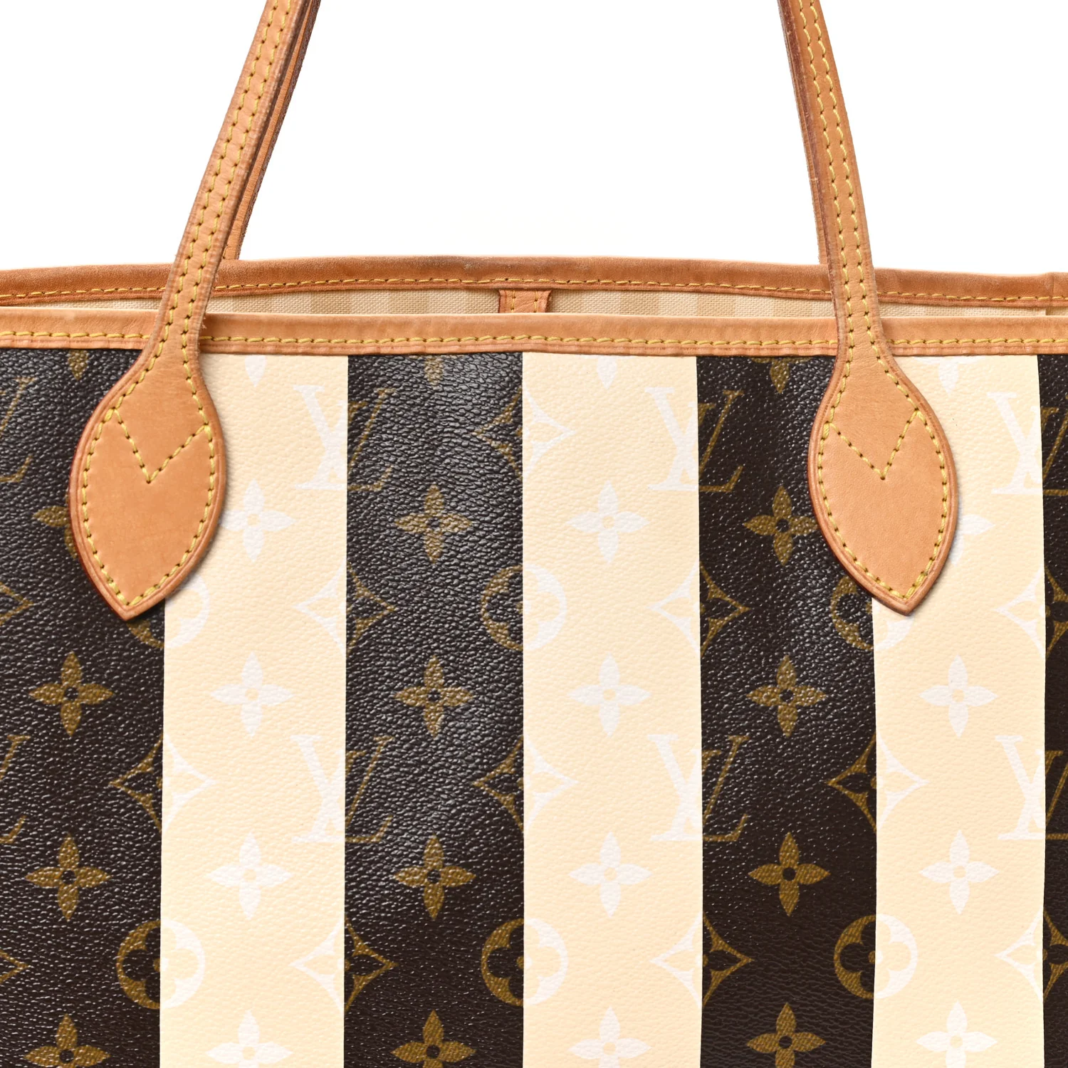 Monogram Rayures Neverfull MM - Image 8