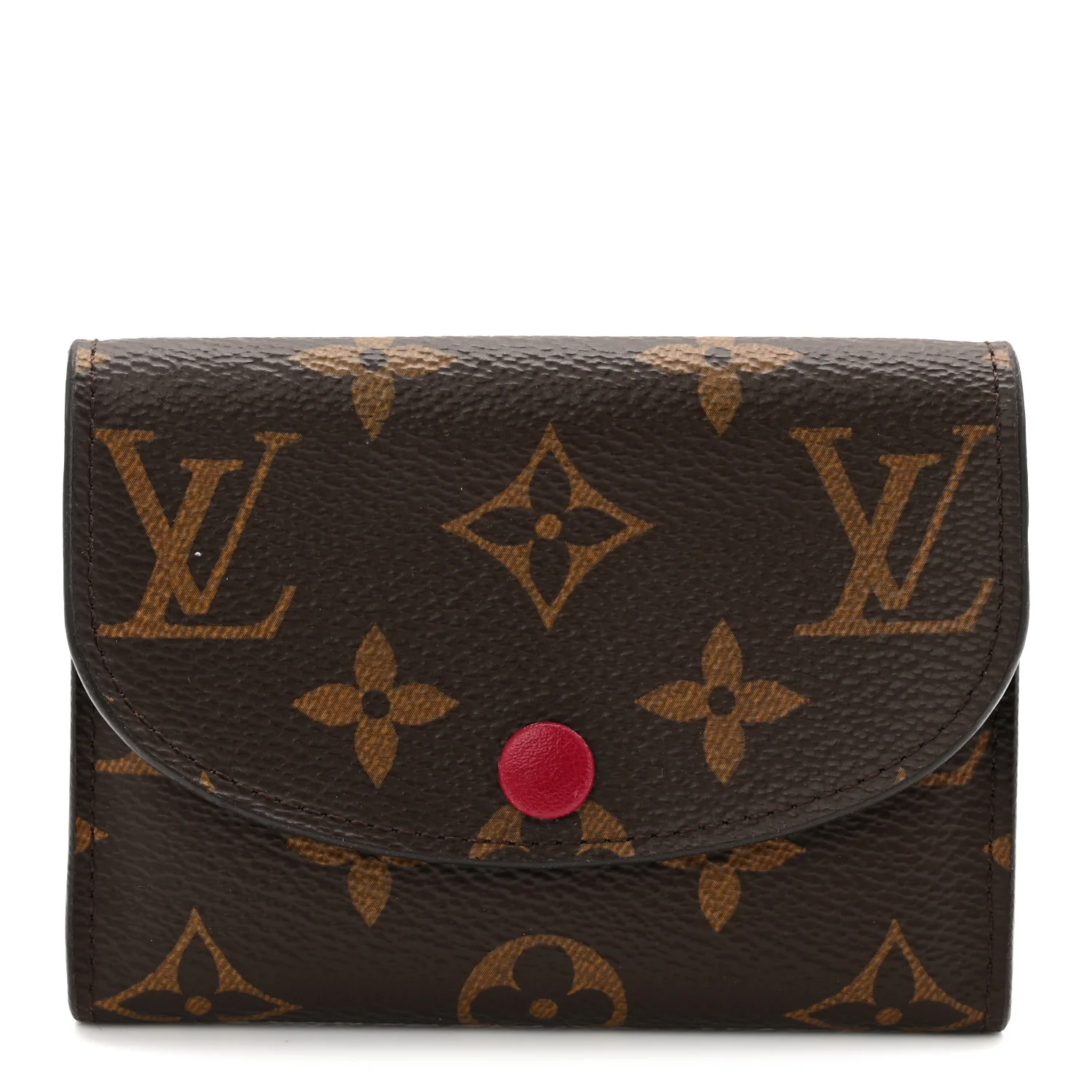 Monogram Rosalie Coin Purse Fuchsia