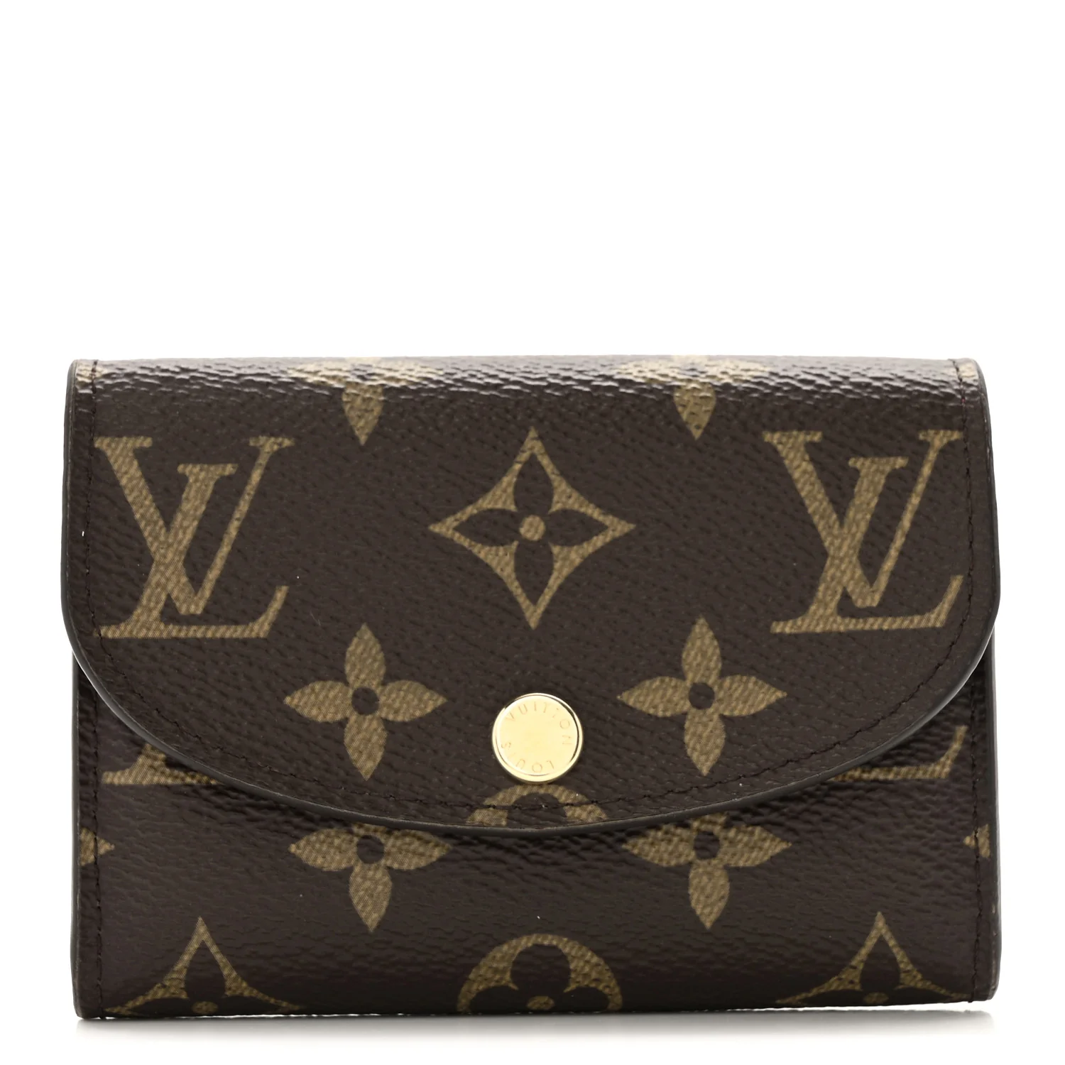 Monogram Rosalie Coin Purse Fuchsia