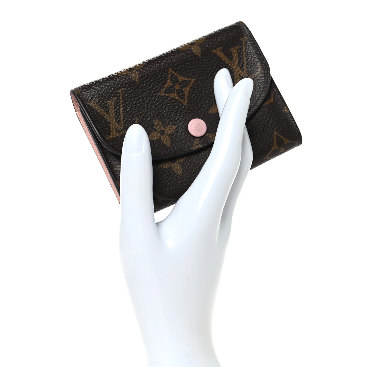 Monogram Rosalie Coin Purse Rose Ballerine - Image 2