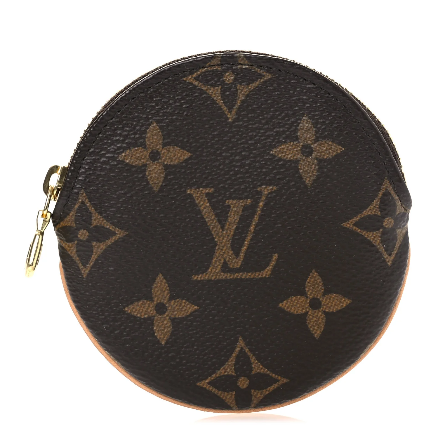 Monogram Round Coin Purse