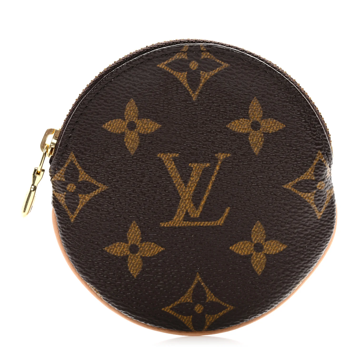 Monogram Round Coin Purse