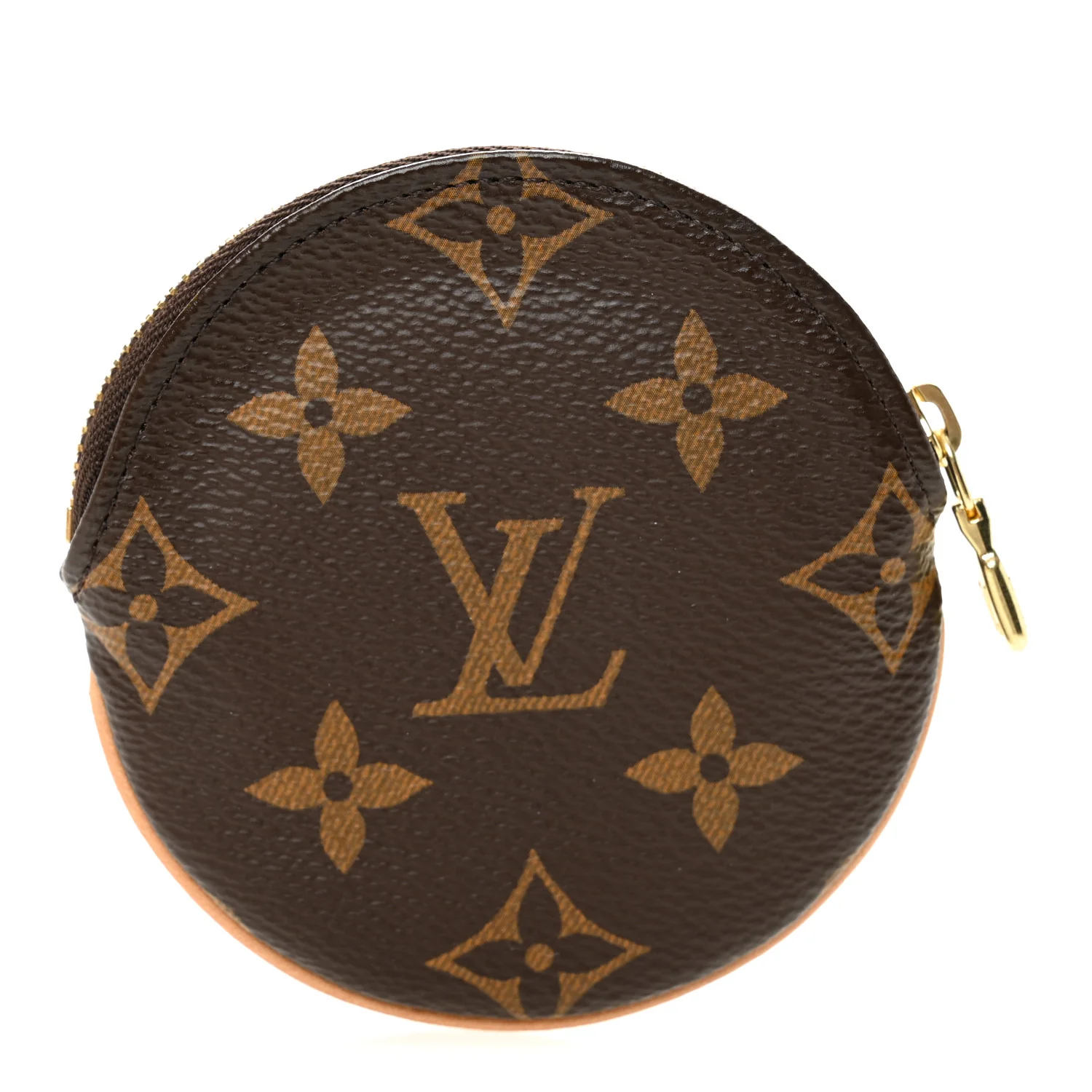 Monogram Round Coin Purse