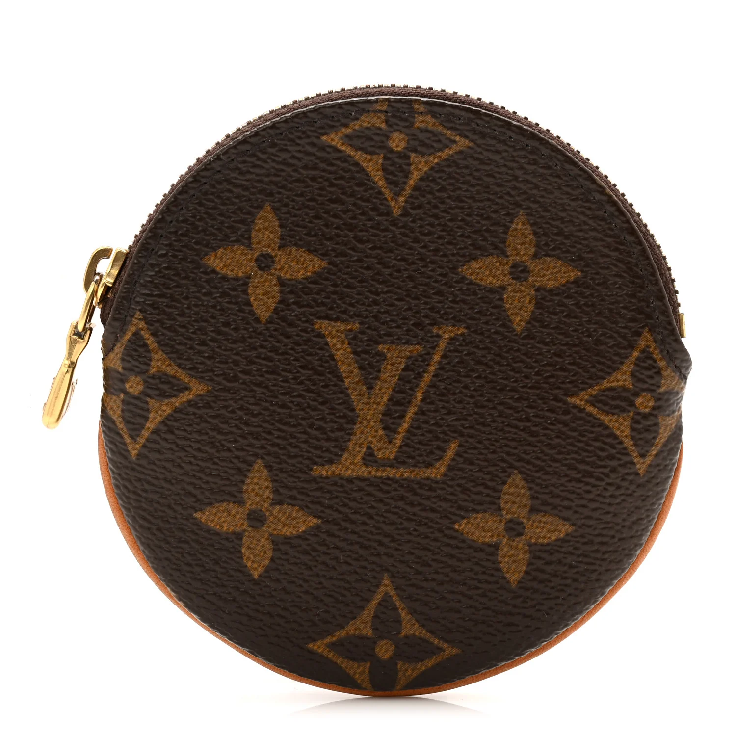 Monogram Round Coin Purse