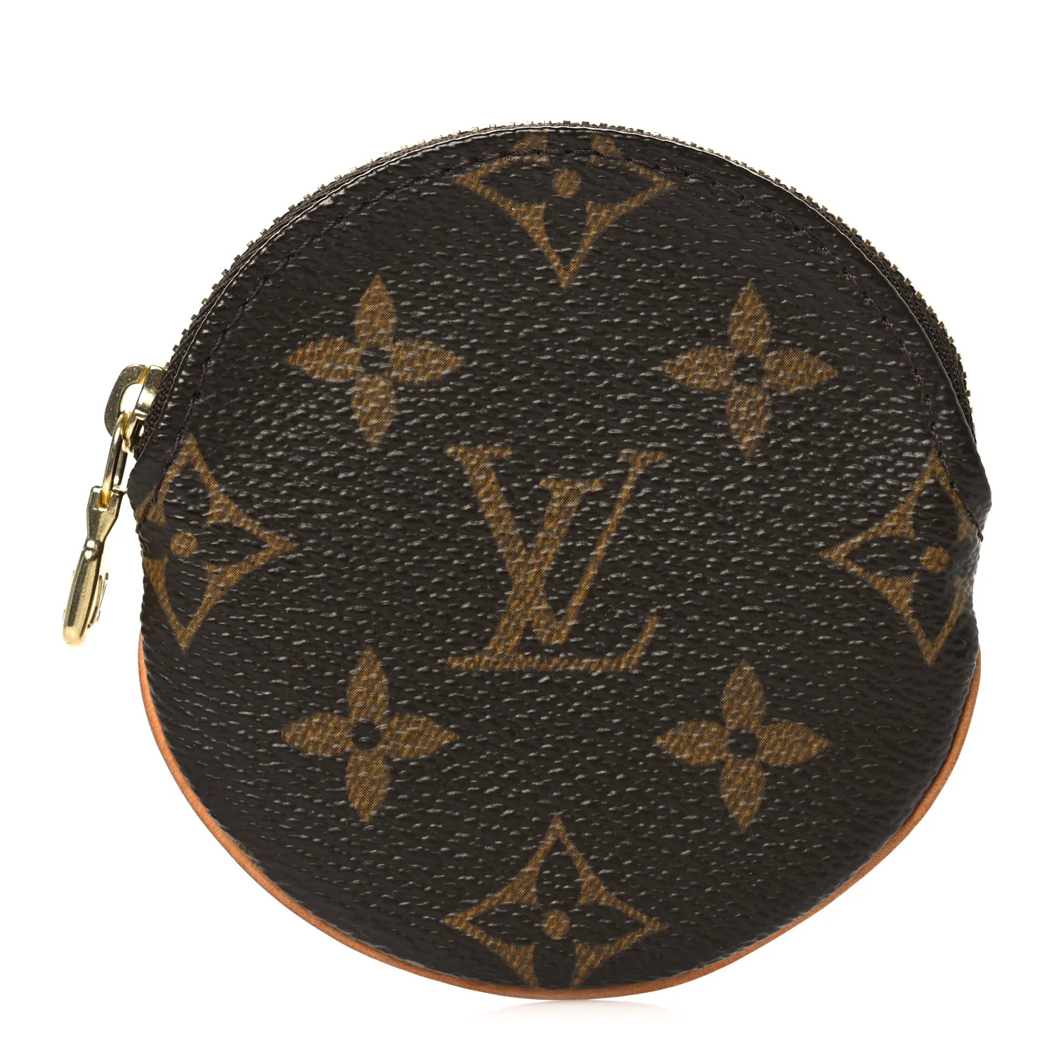 Monogram Round Coin Purse