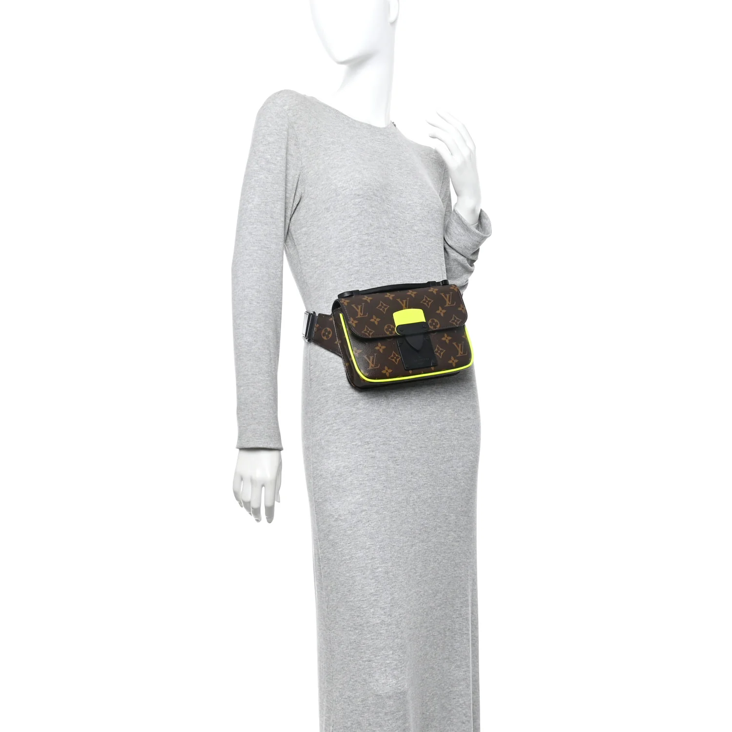 Monogram S Lock Sling Bag Florescent - Image 2