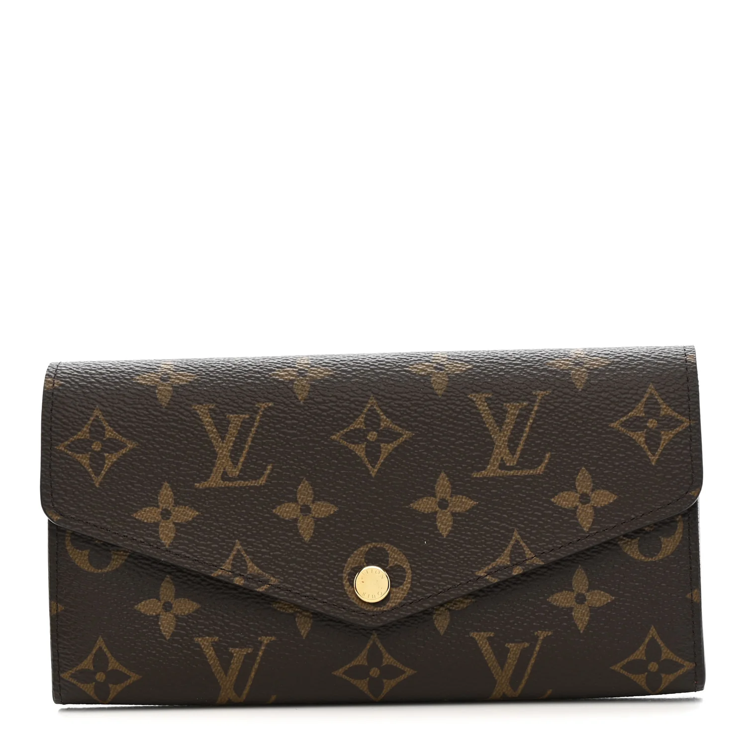 Monogram Sarah Wallet NM Coquelicot