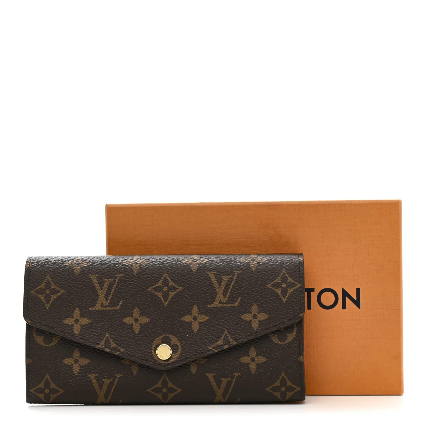 Monogram Sarah Wallet NM Coquelicot - Image 8
