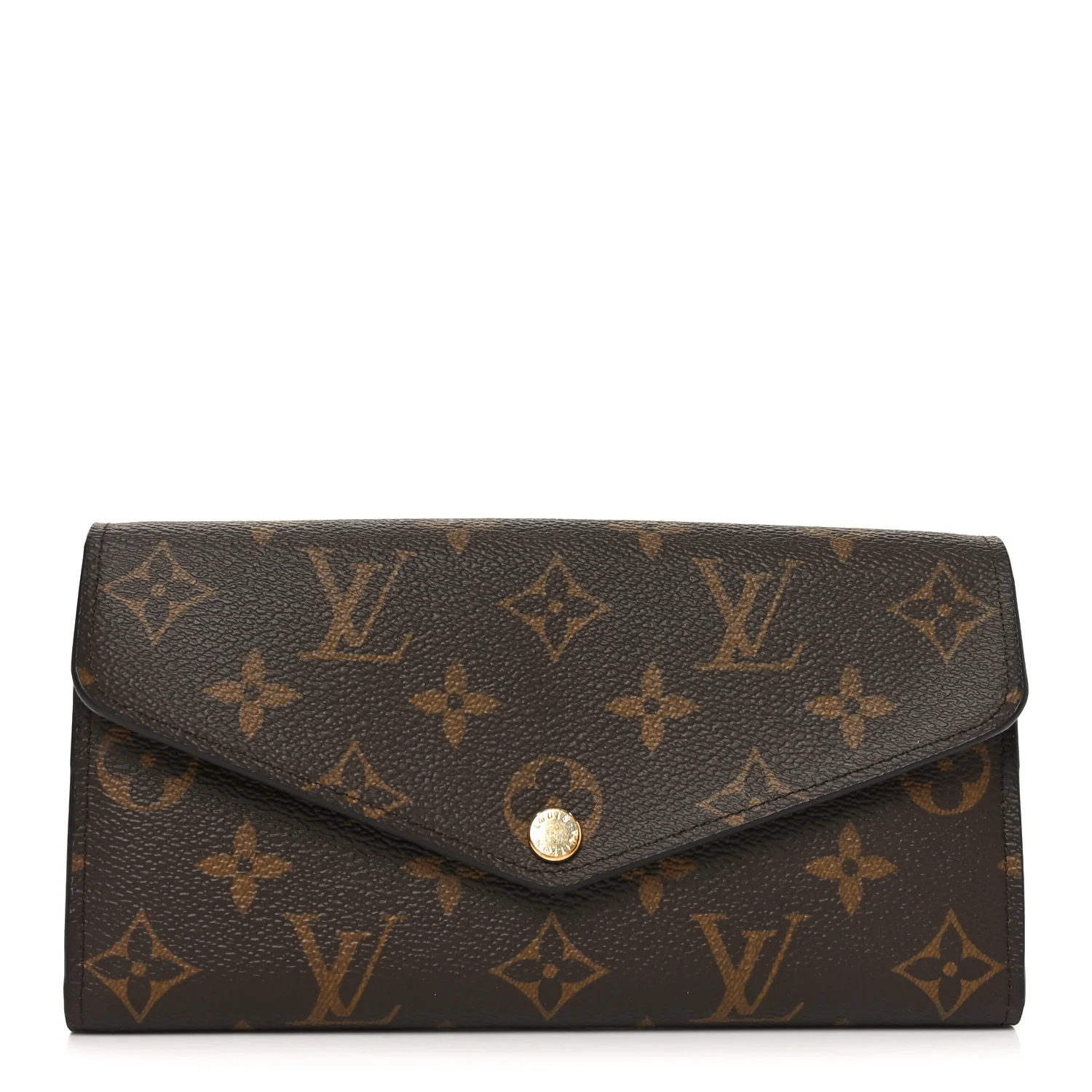 Monogram Sarah Wallet NM Coquelicot