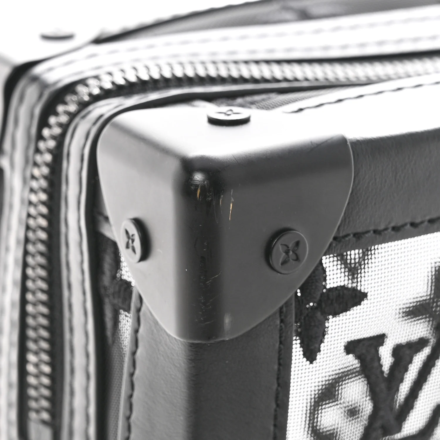 Monogram See Through Soft Trunk Black - Image 14