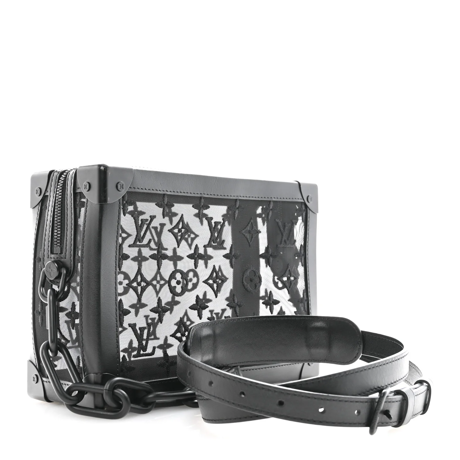Monogram See Through Soft Trunk Black - Image 3