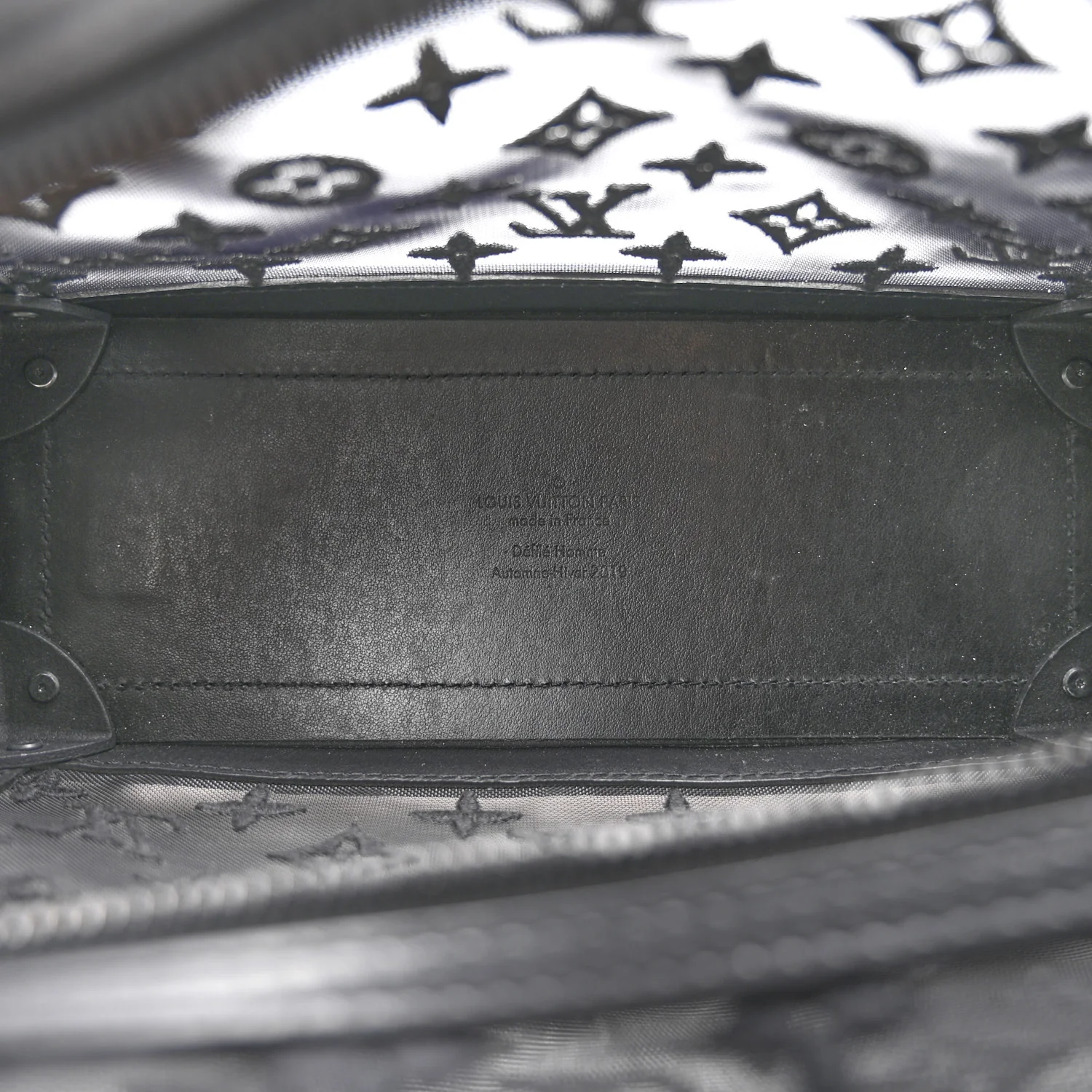 Monogram See Through Soft Trunk Black - Image 5