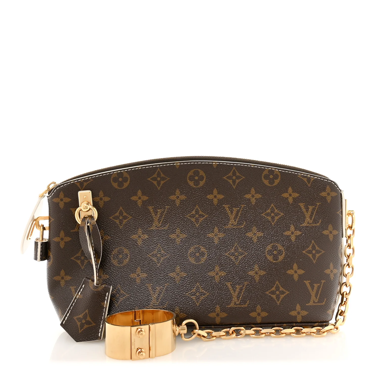 Monogram Shine Fetish Lockit Clutch
