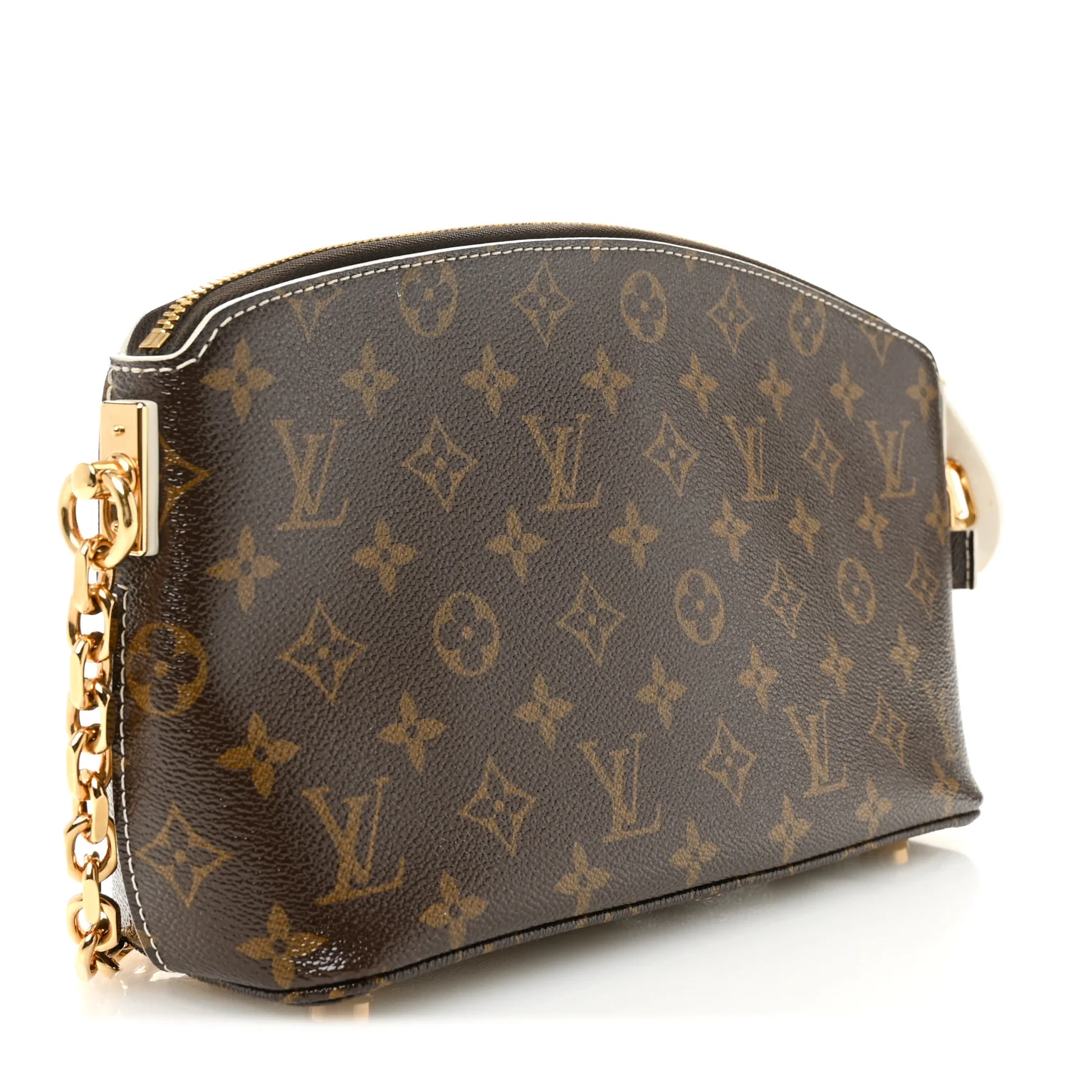 Monogram Shine Fetish Lockit Clutch - Image 3