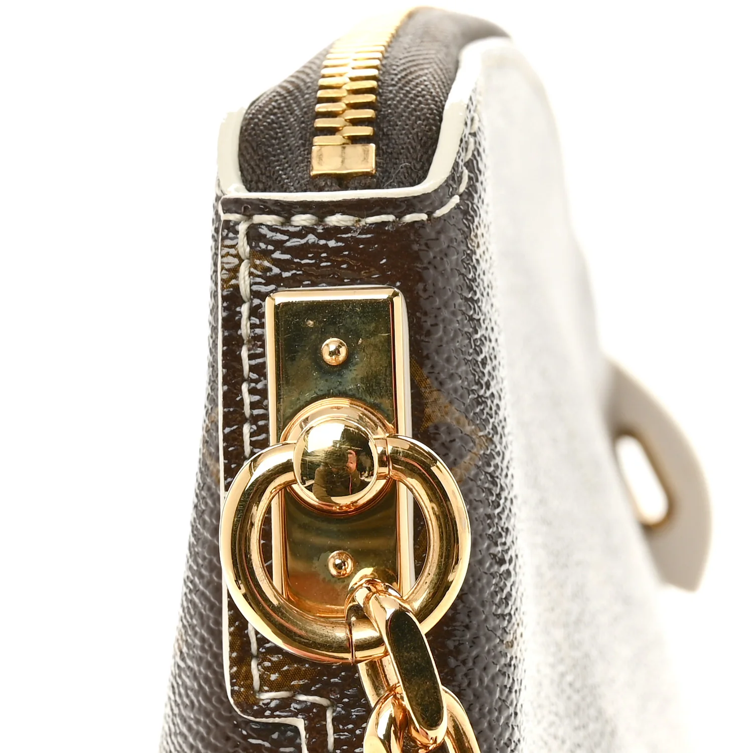 Monogram Shine Fetish Lockit Clutch - Image 8