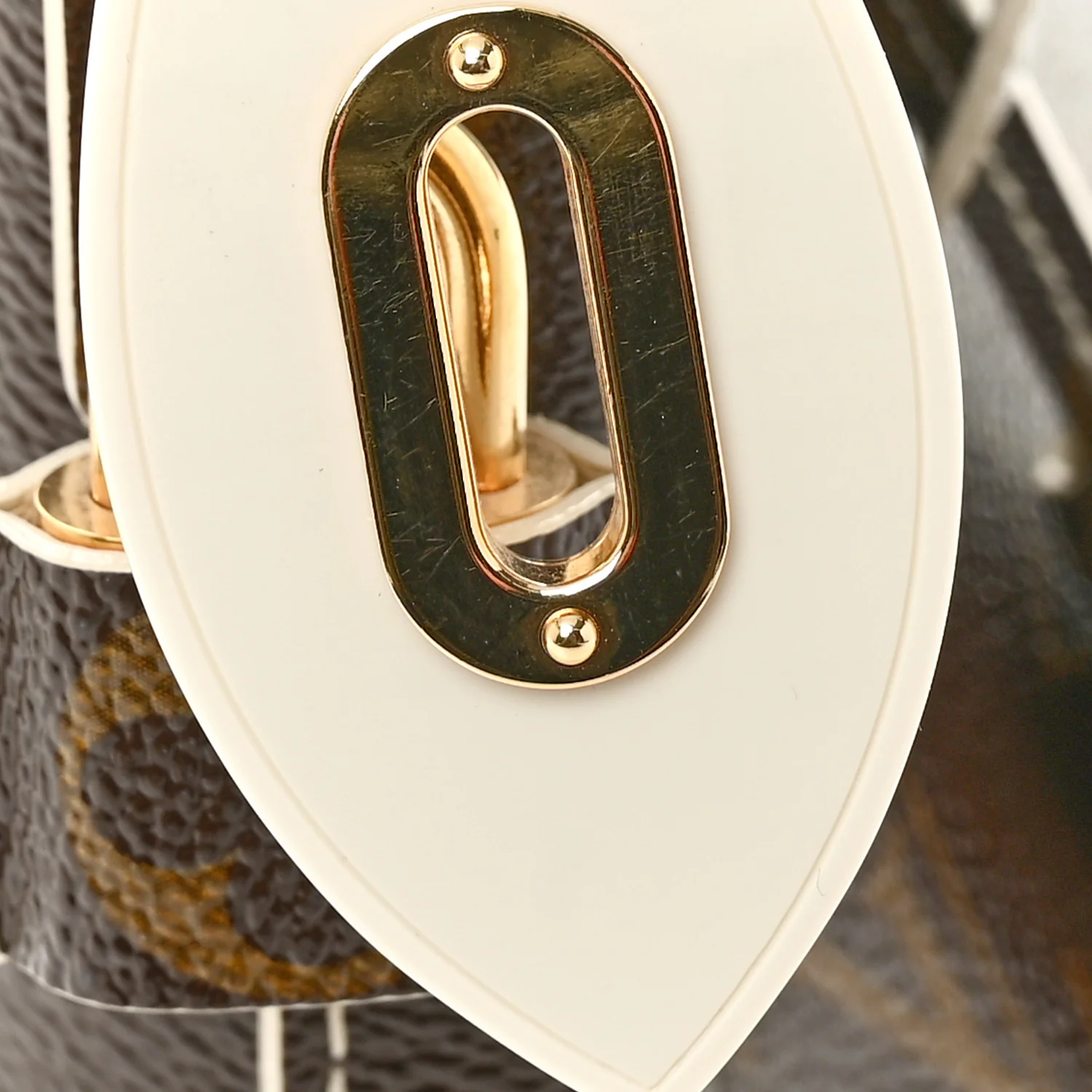 Monogram Shine Fetish Lockit Clutch - Image 9