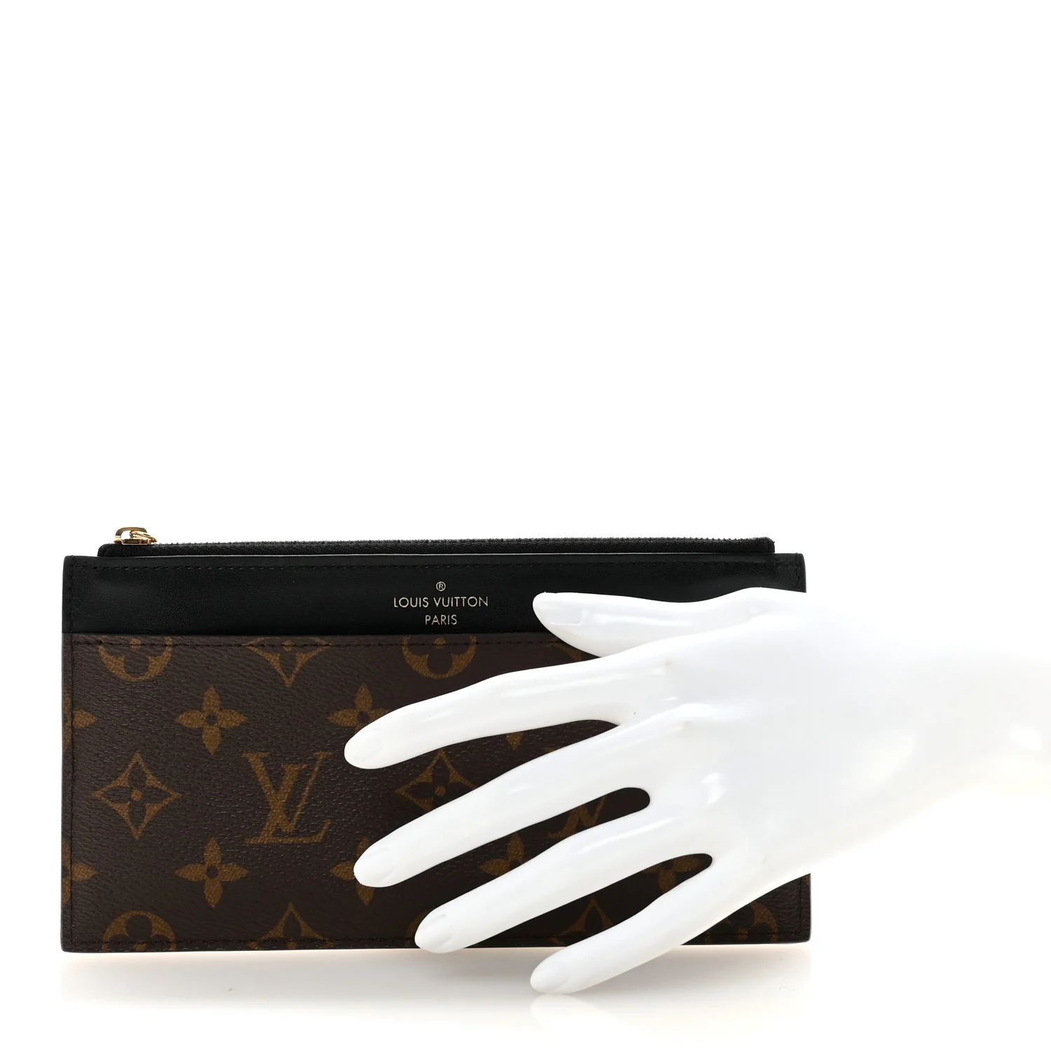 Monogram Slim Purse Black - Image 2