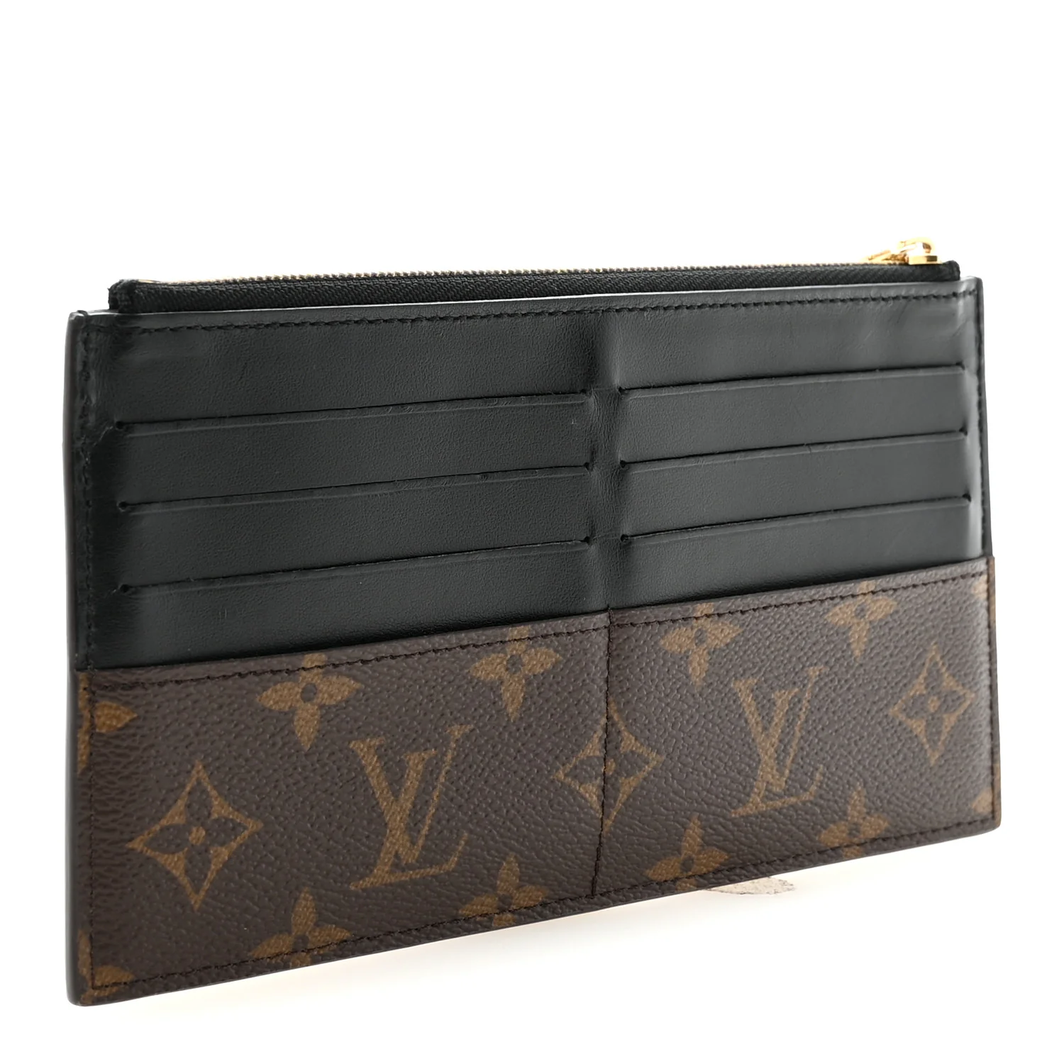 Monogram Slim Purse Black - Image 3