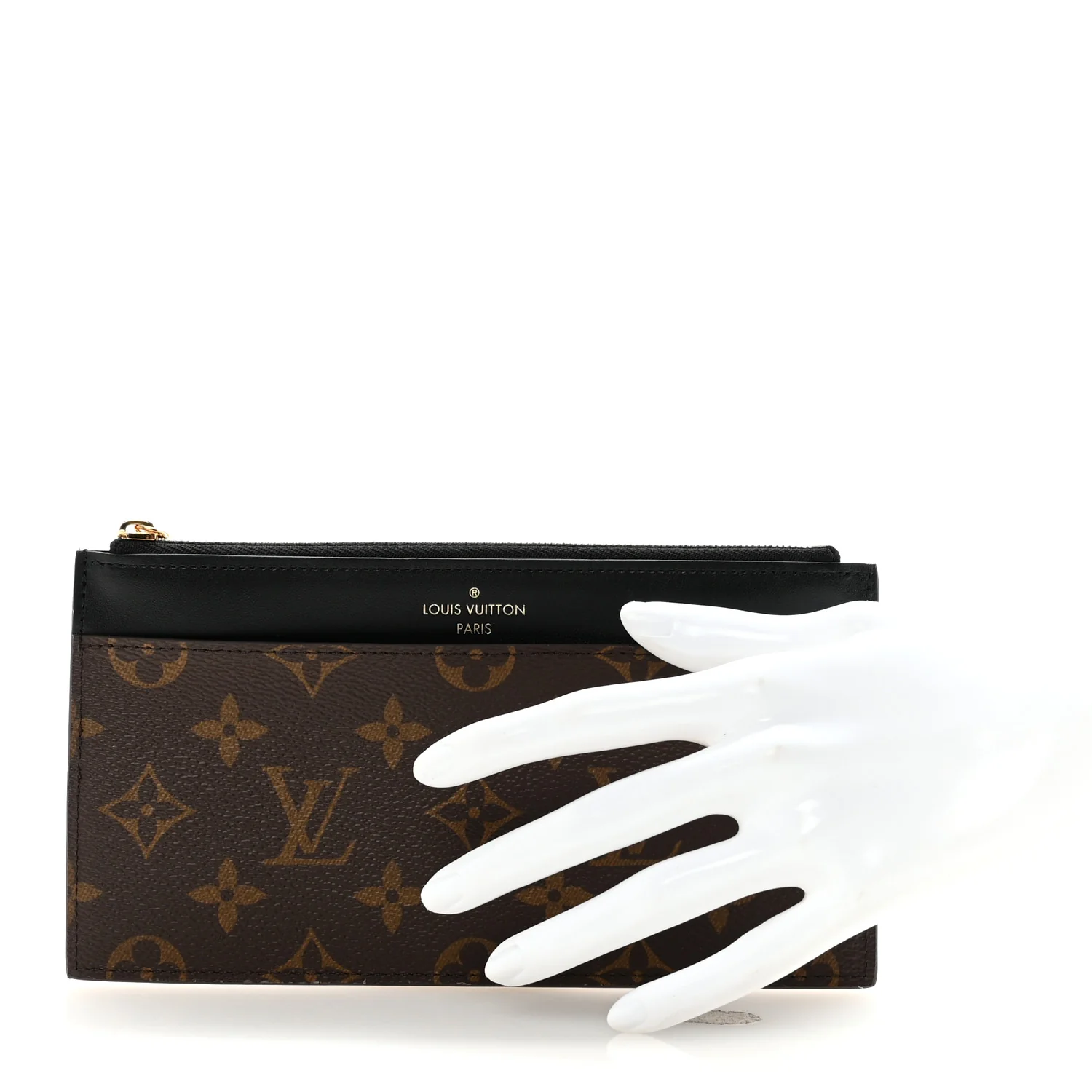 Monogram Slim Purse Black - Image 2