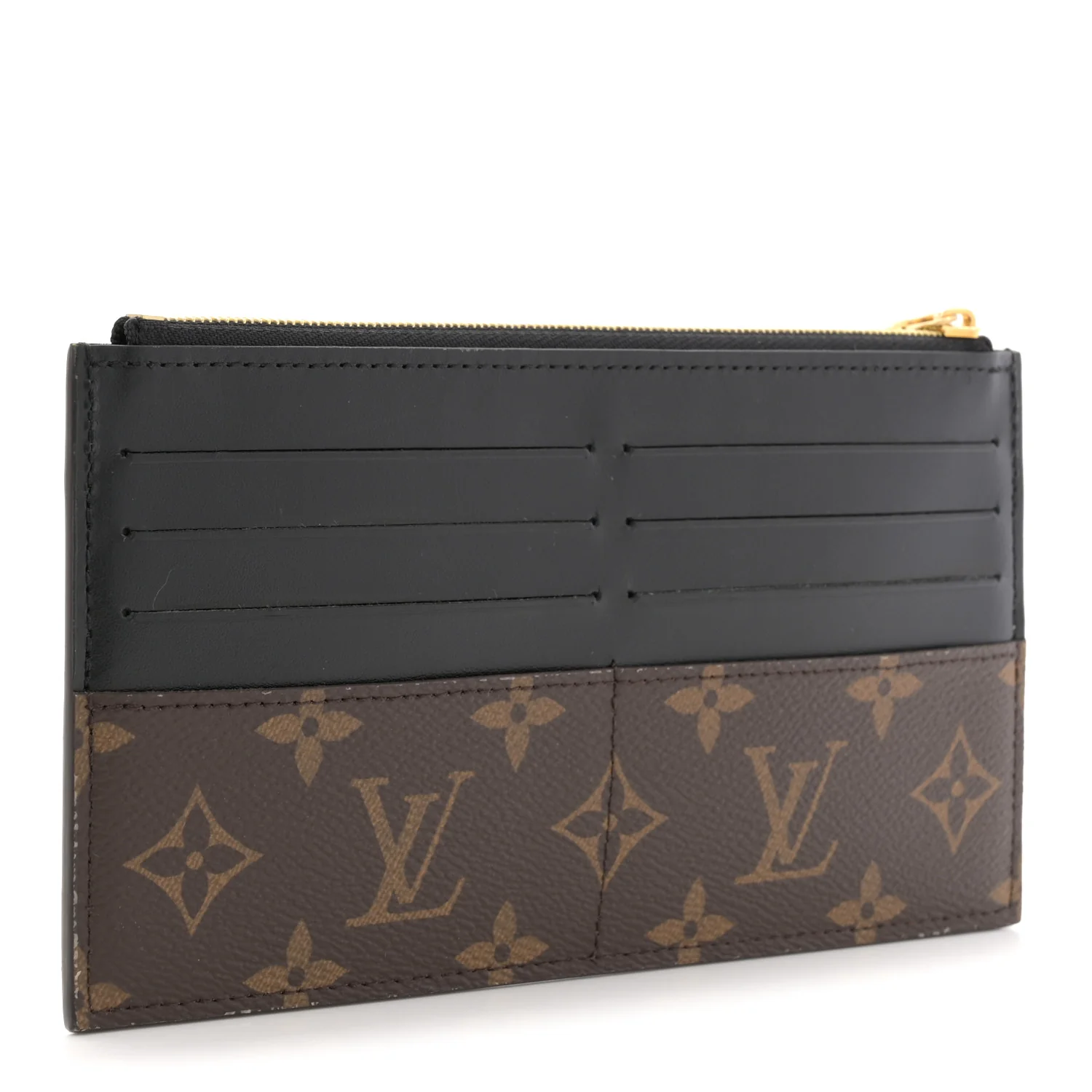 Monogram Slim Purse Black - Image 3