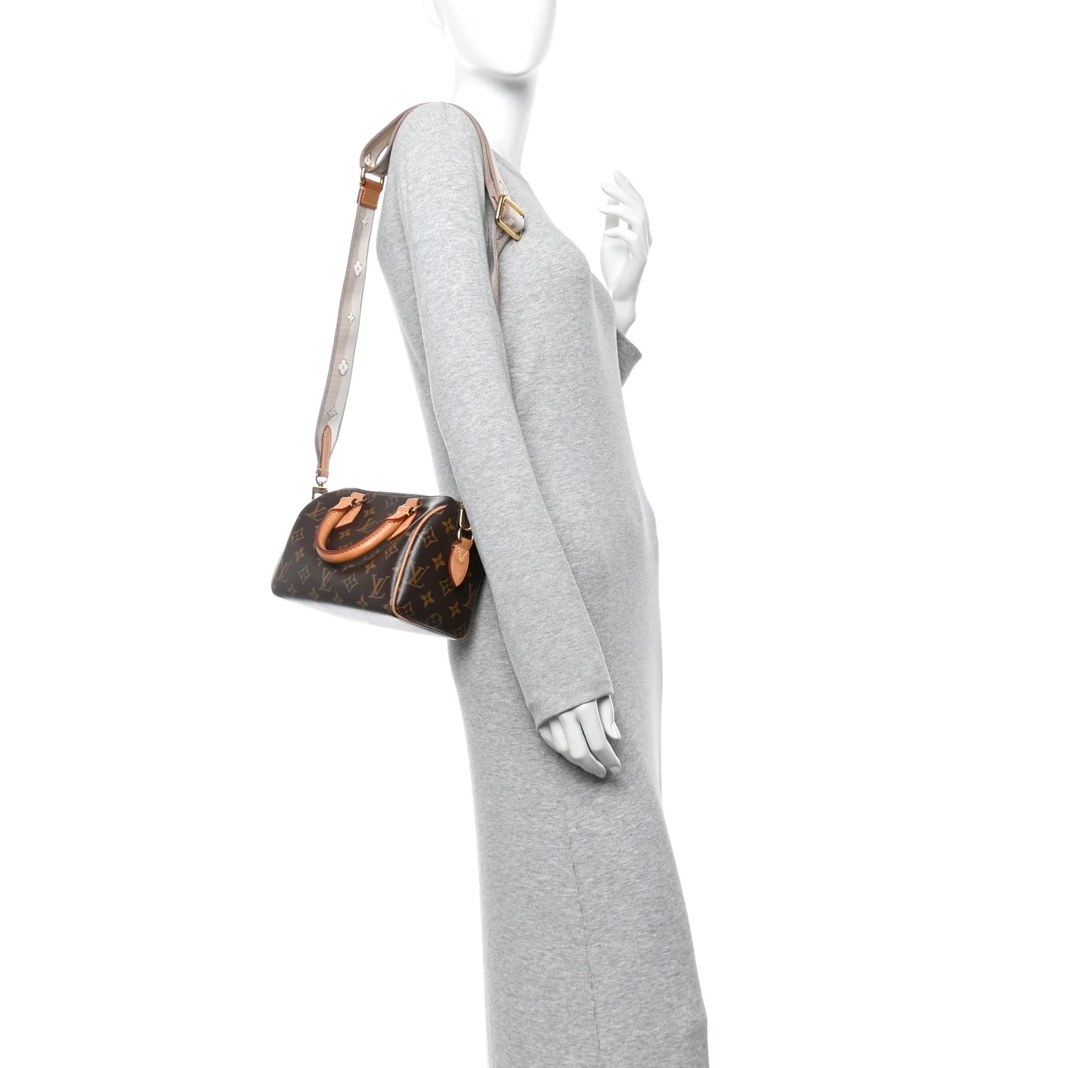 Monogram Speedy Bandouliere 20 Beige - Image 2