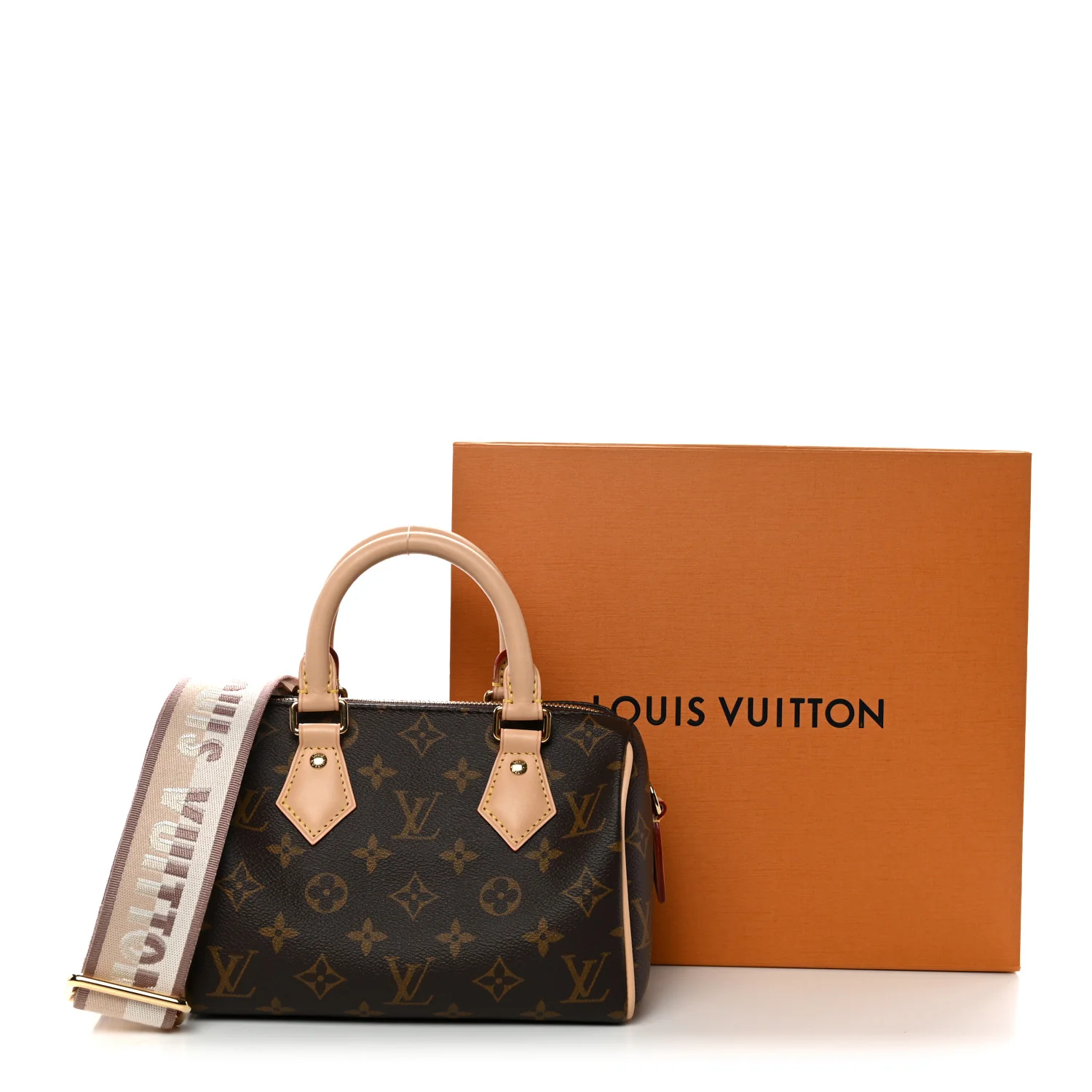 Monogram Speedy Bandouliere 20 Beige - Image 10