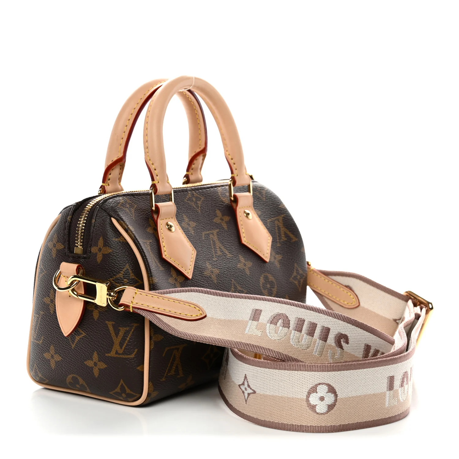 Monogram Speedy Bandouliere 20 Beige - Image 3