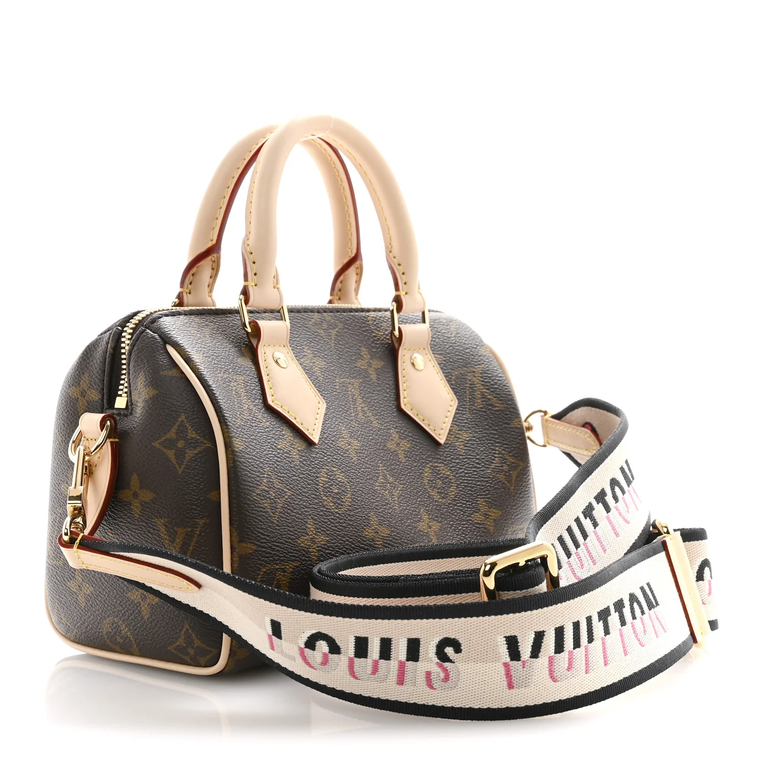 Monogram Speedy Bandouliere 20 Black - Image 3