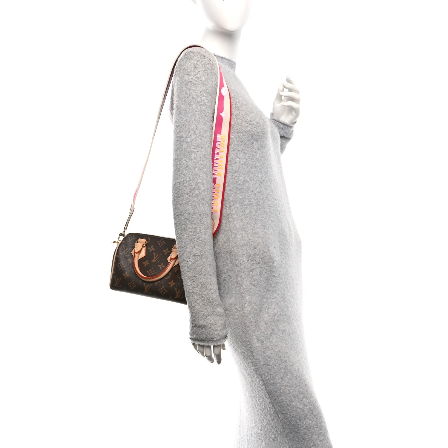 Monogram Speedy Bandouliere 20 Fuchsia - Image 2
