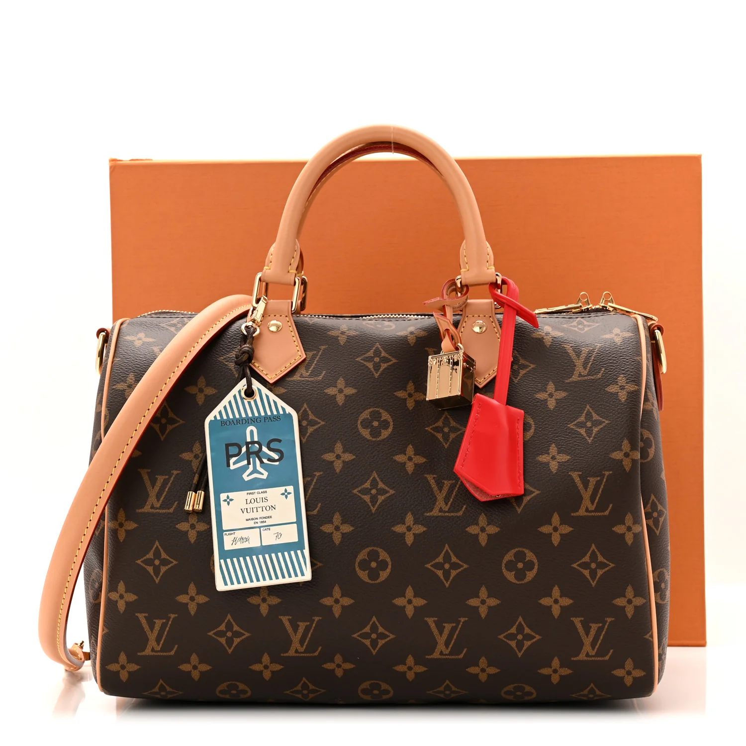 Monogram Speedy Soft 30 Crafty Red - Image 10