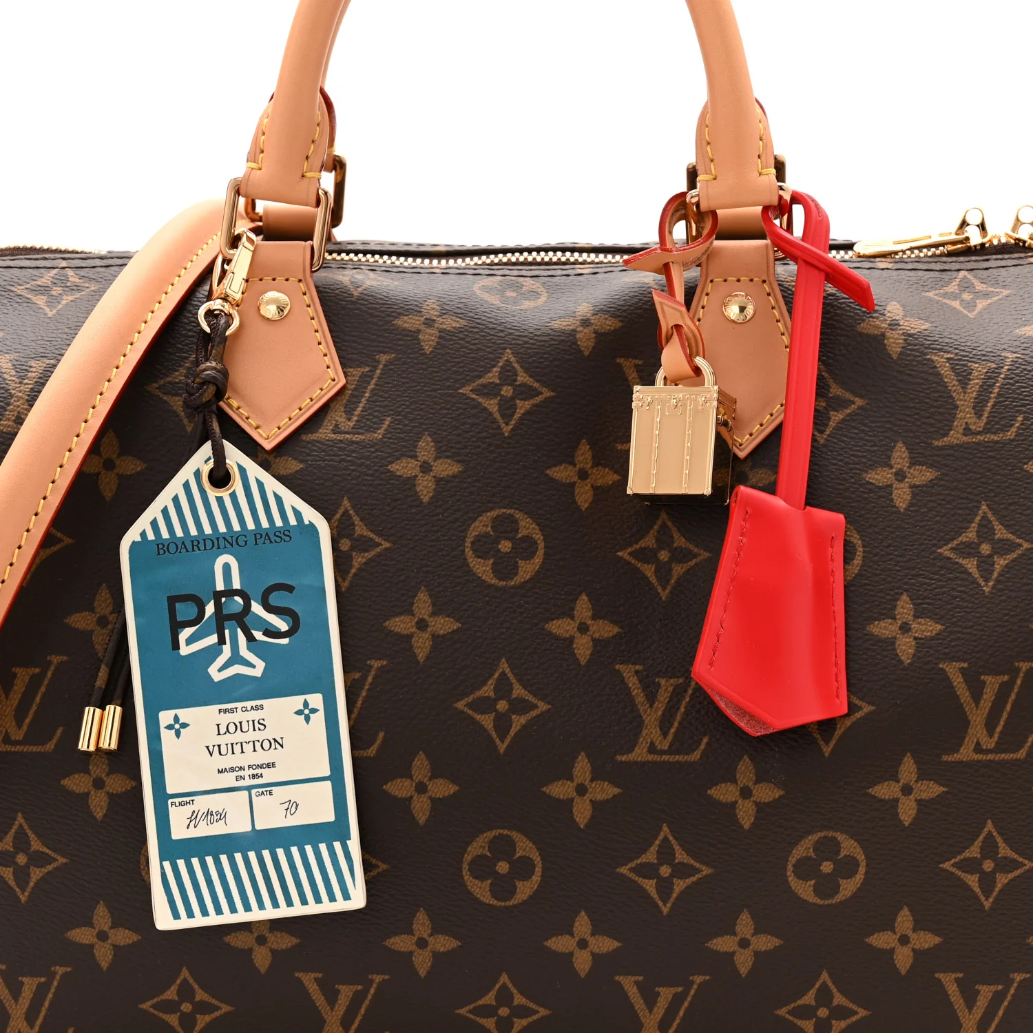Monogram Speedy Soft 30 Crafty Red - Image 7