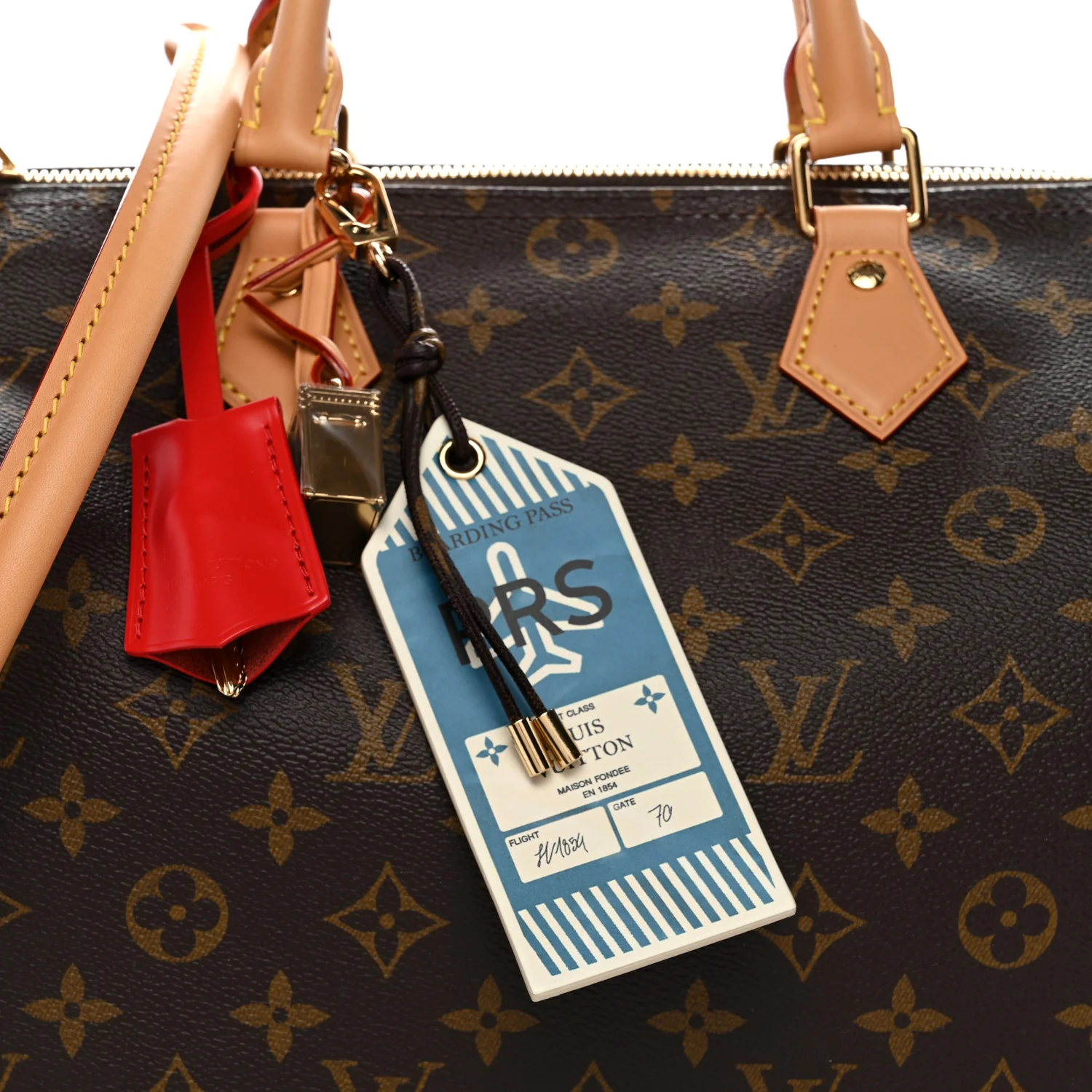 Monogram Speedy Soft 30 Crafty Red - Image 7