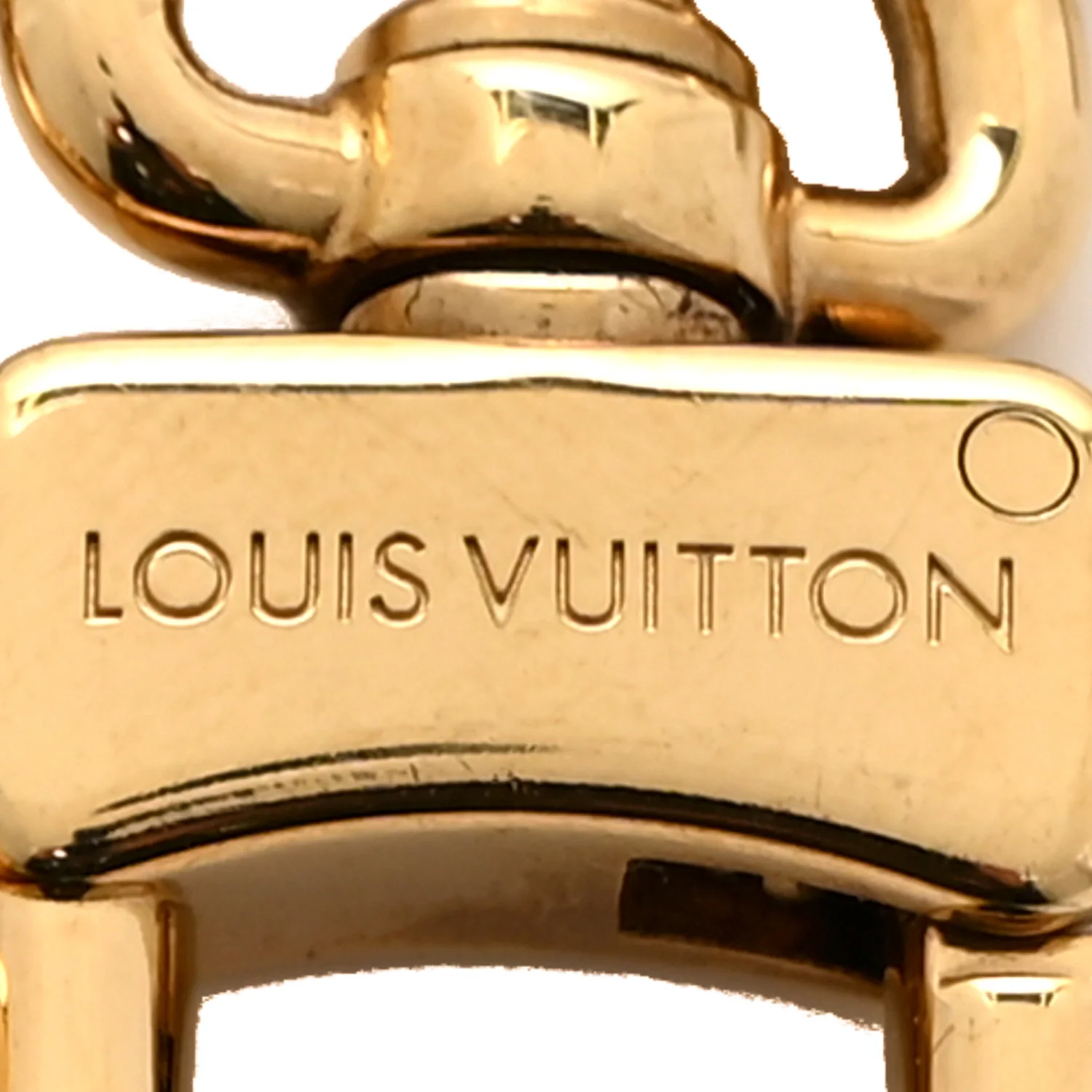 Monogram Spring Street Bag Charm Key Holder Gold - Image 3