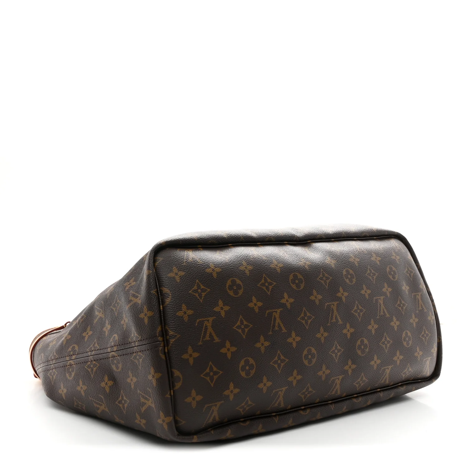 Monogram Stamped Inside Out Neverfull Bandouliere GM Beige - Image 6