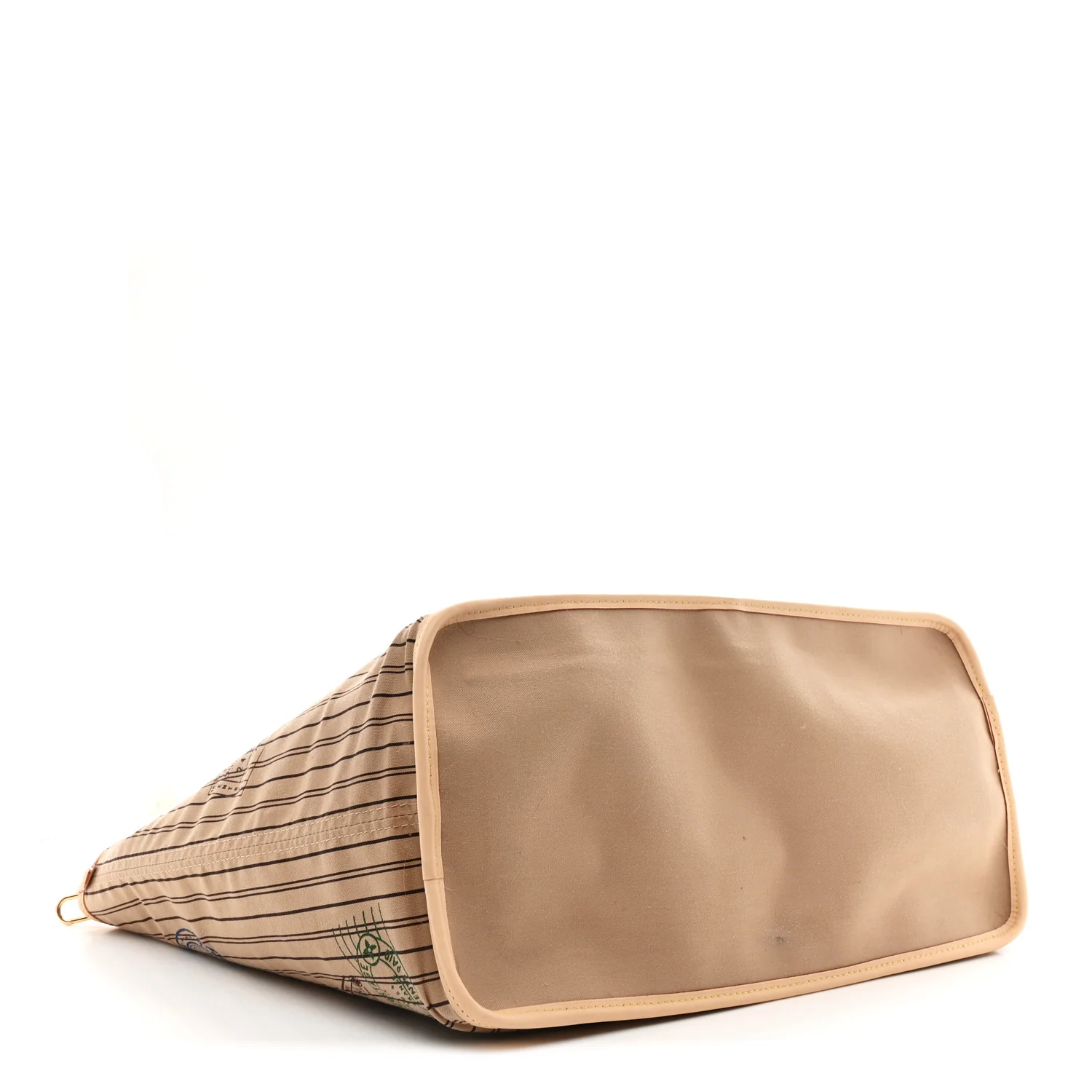 Monogram Stamped Inside Out Neverfull Bandouliere GM Beige - Image 7