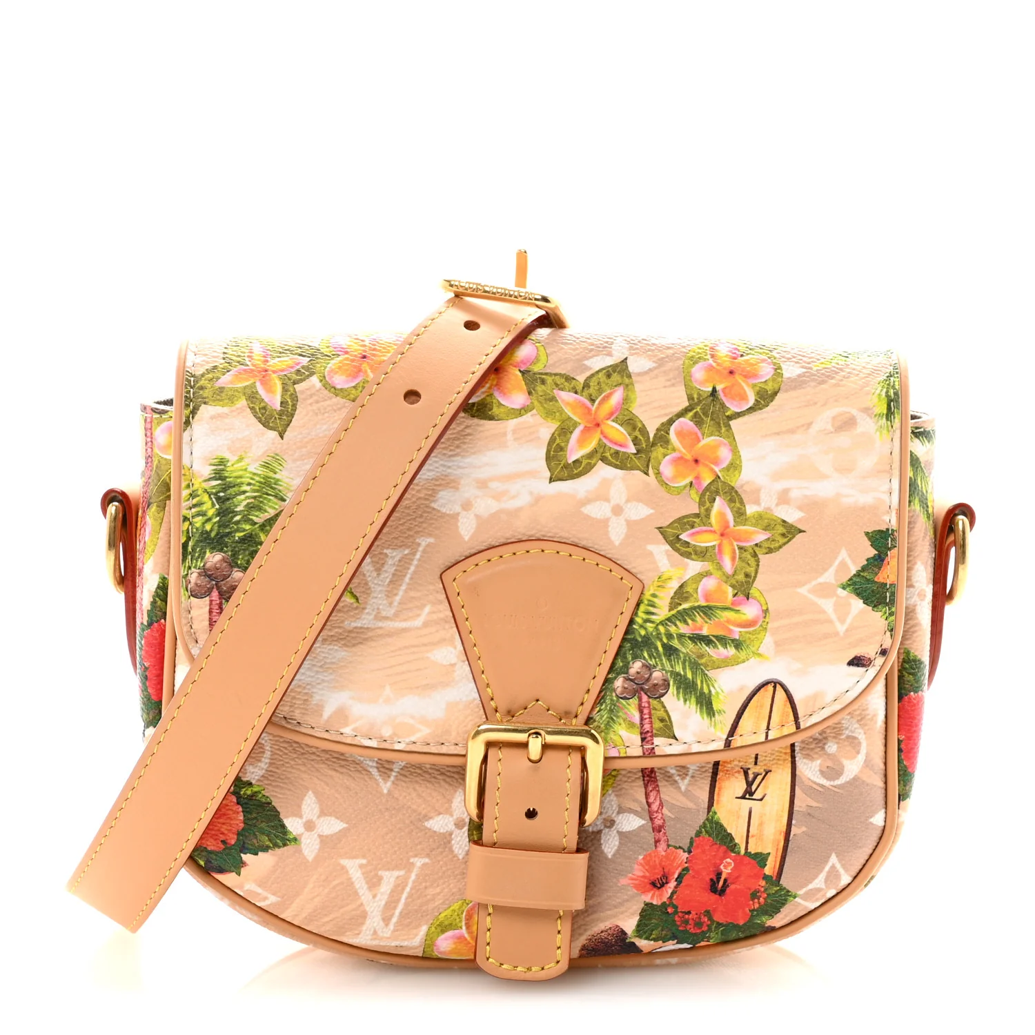 Monogram Surfin' Montsouris Messenger PM Sand