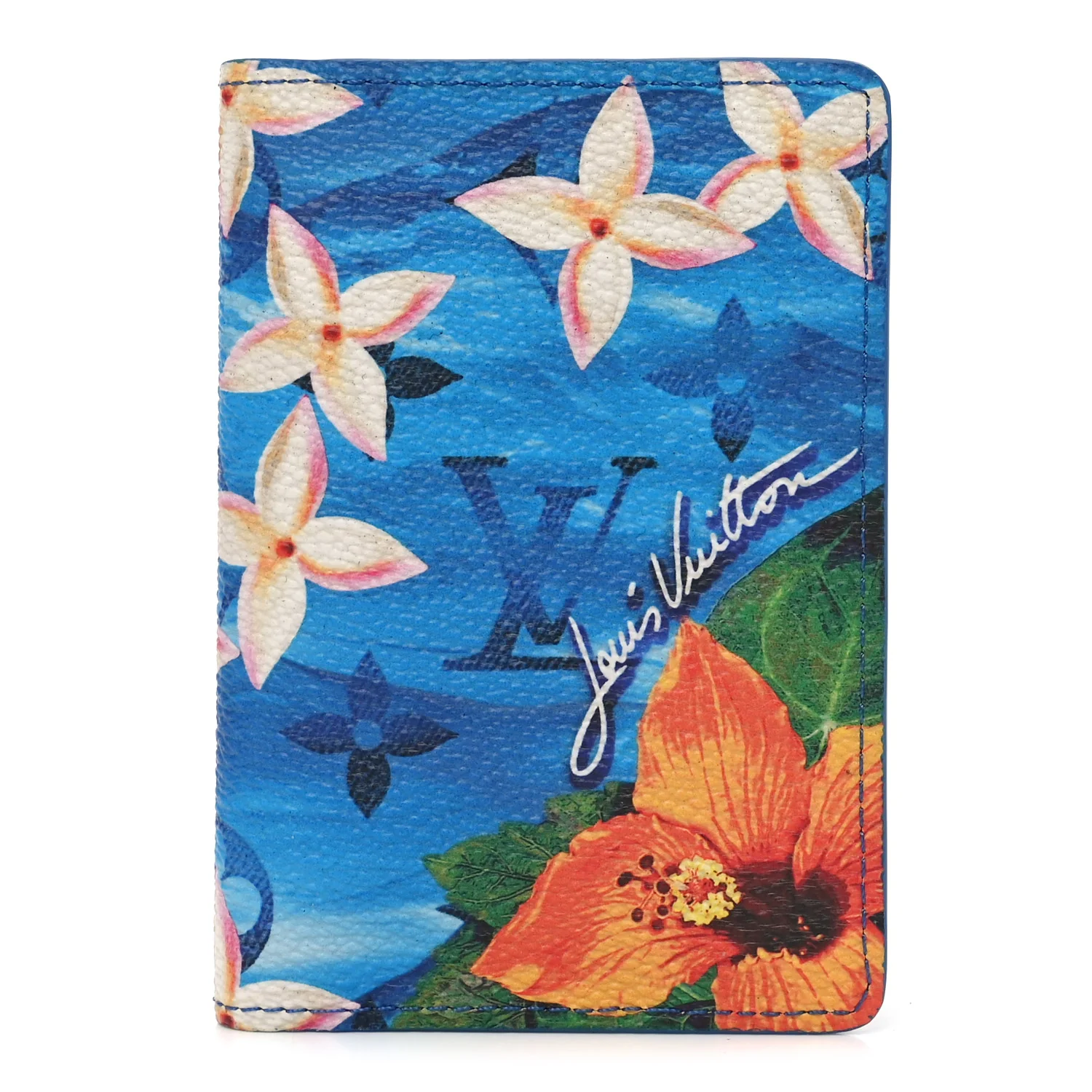 Monogram Surfin' Pocket Organizer NM Blue