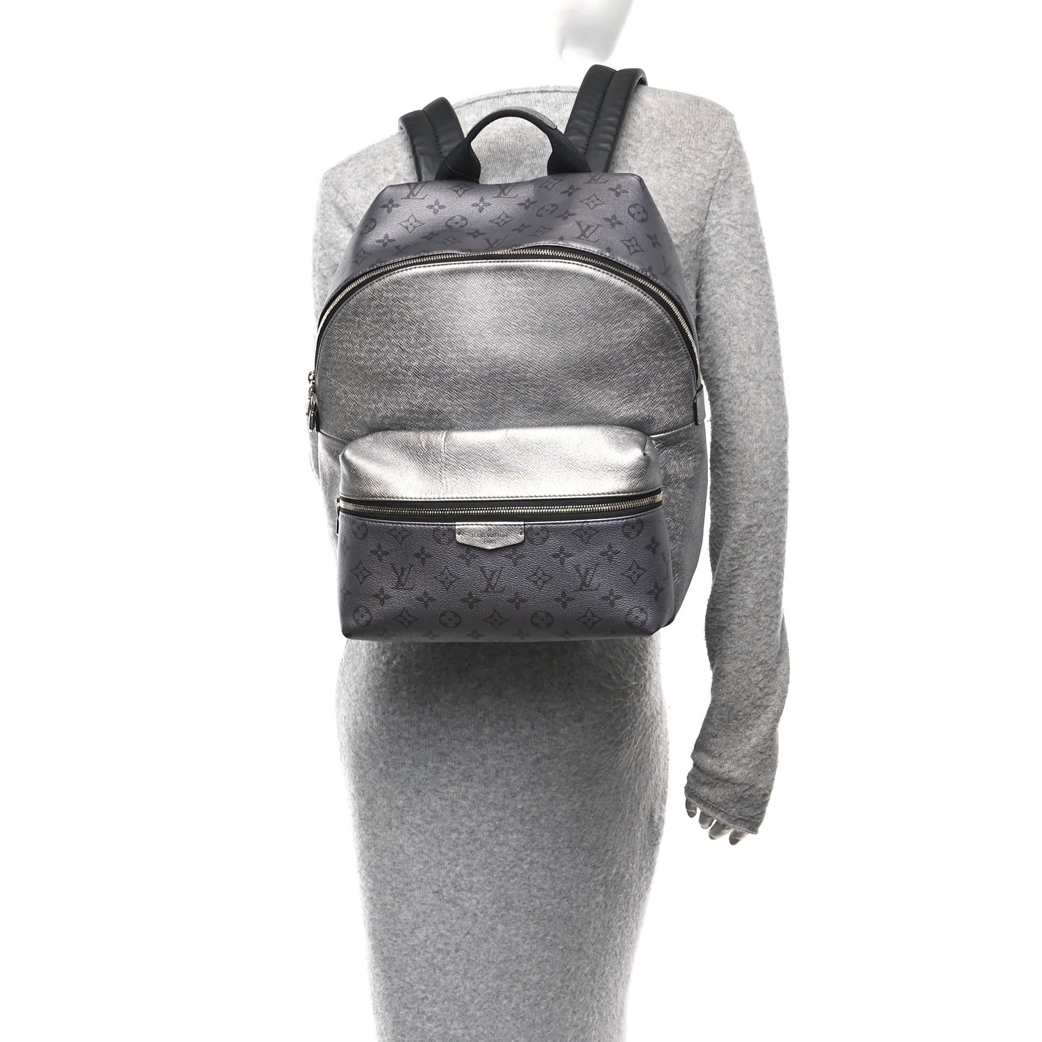 Monogram Taiga Discovery Backpack PM Silver - Image 2