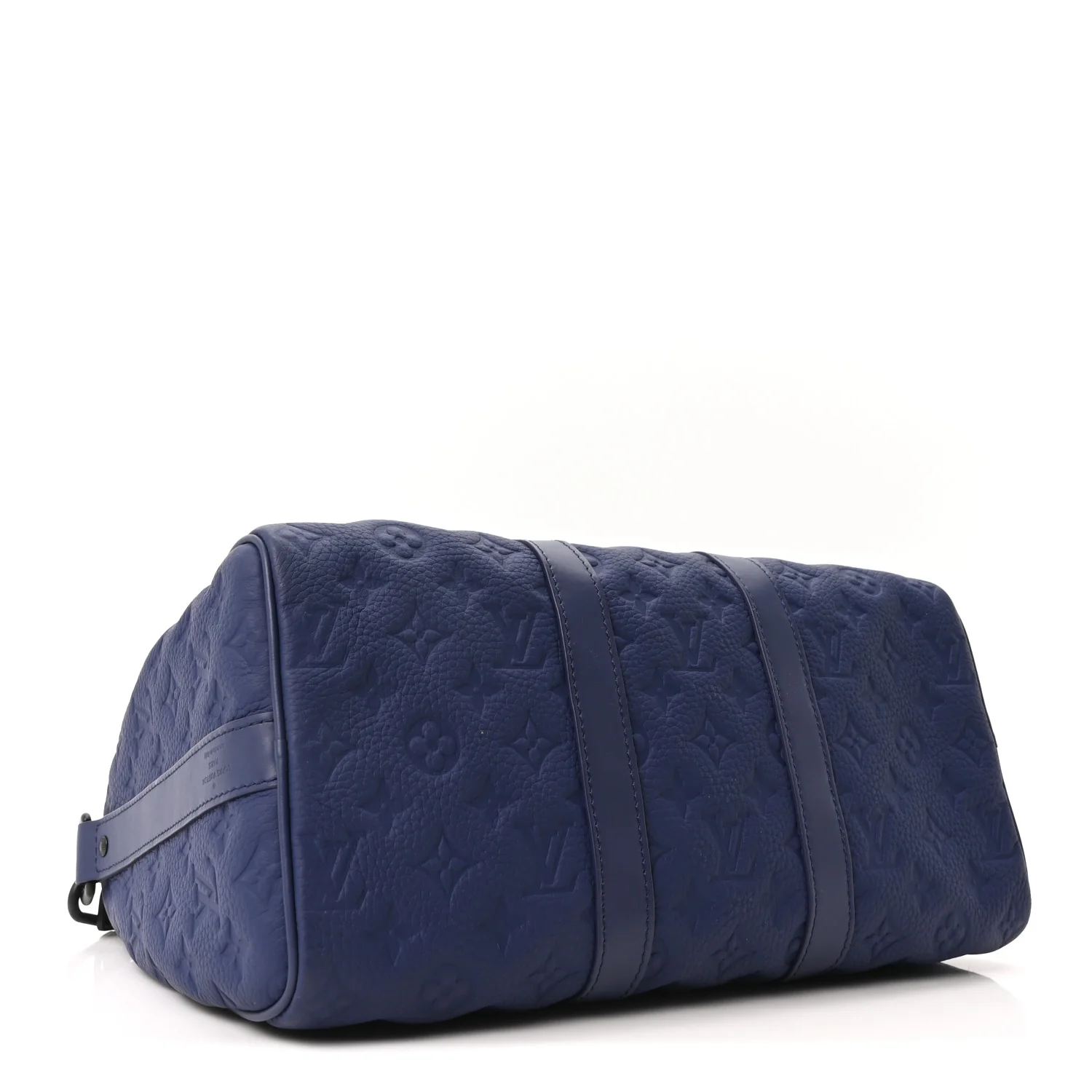 Monogram Taurillon Keepall Bandouliere 35 Blue - Image 4