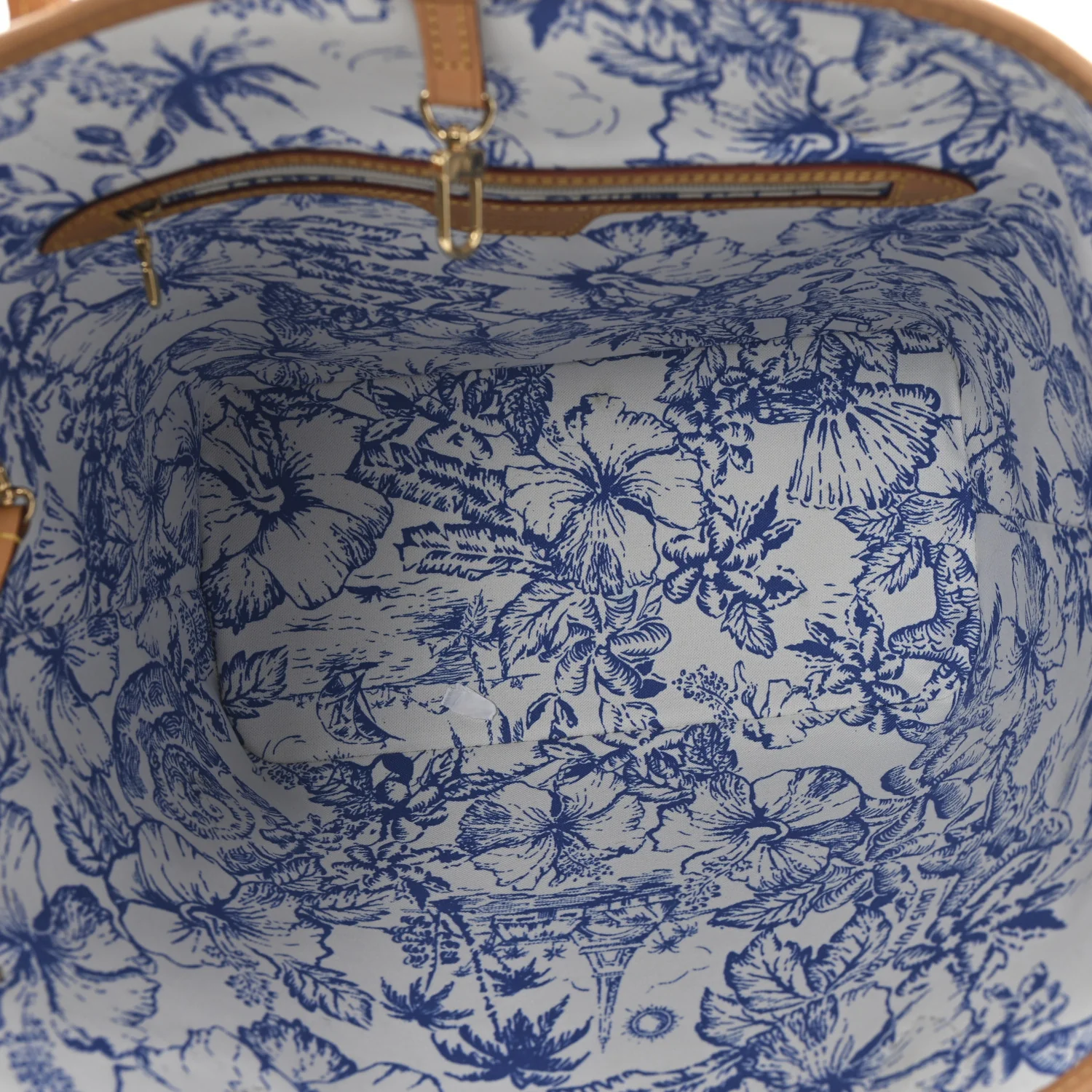 Monogram Tiles By The Pool 2.0 Neverfull MM Lagoon Blue - Image 6