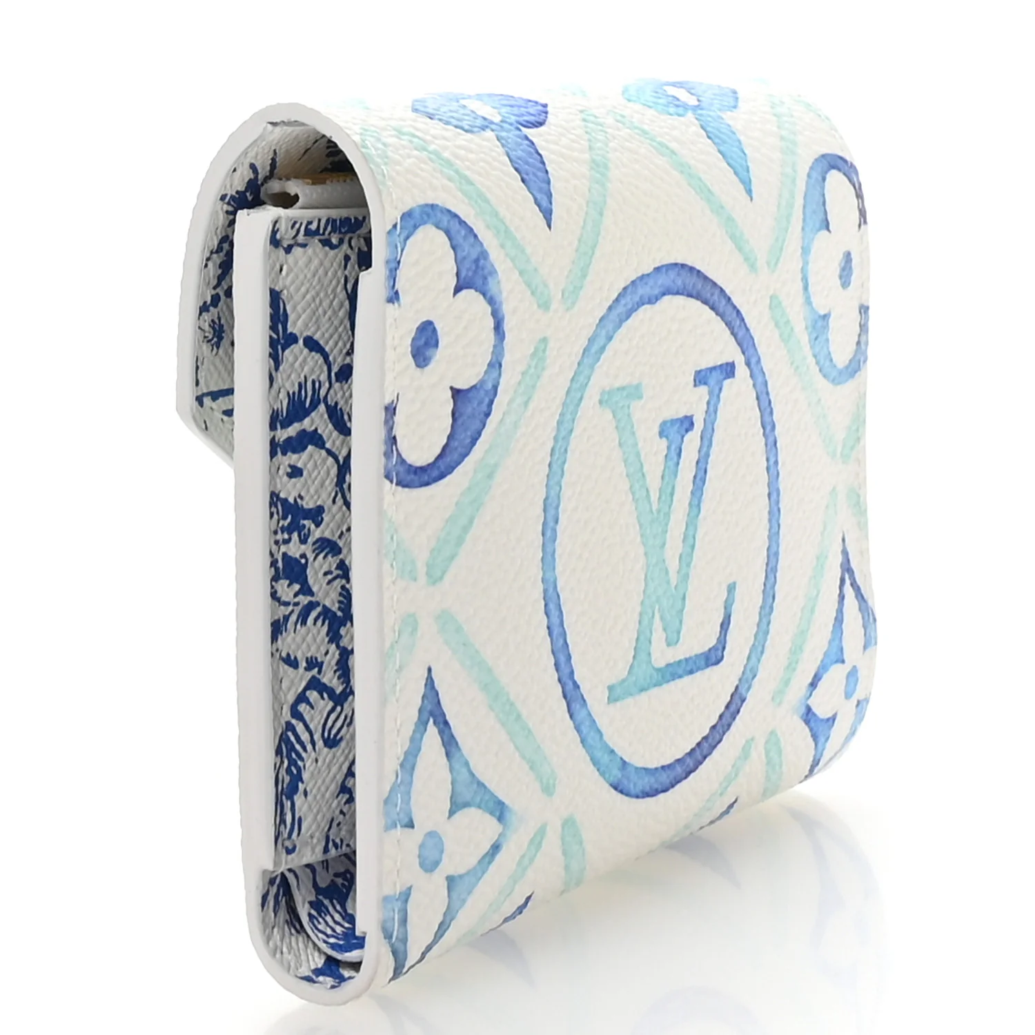 Monogram Tiles By The Pool Victorine Wallet Blue - Image 3