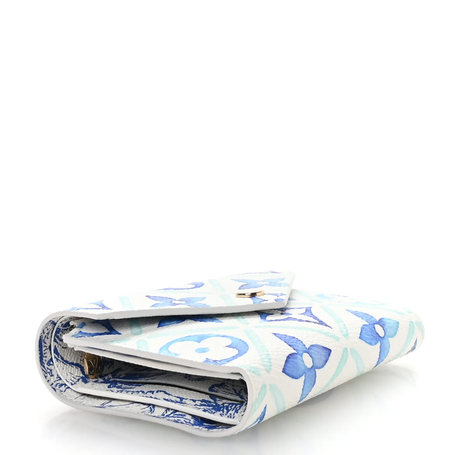 Monogram Tiles By The Pool Victorine Wallet Blue - Image 4