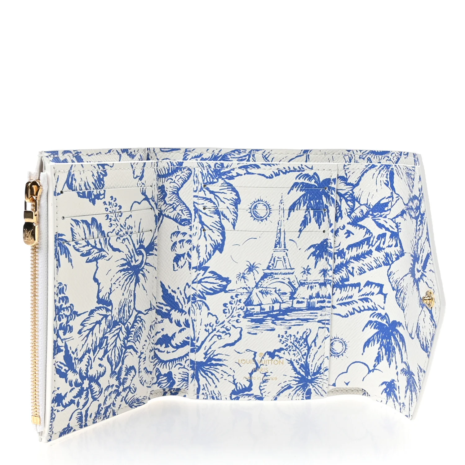 Monogram Tiles By The Pool Victorine Wallet Blue - Image 5