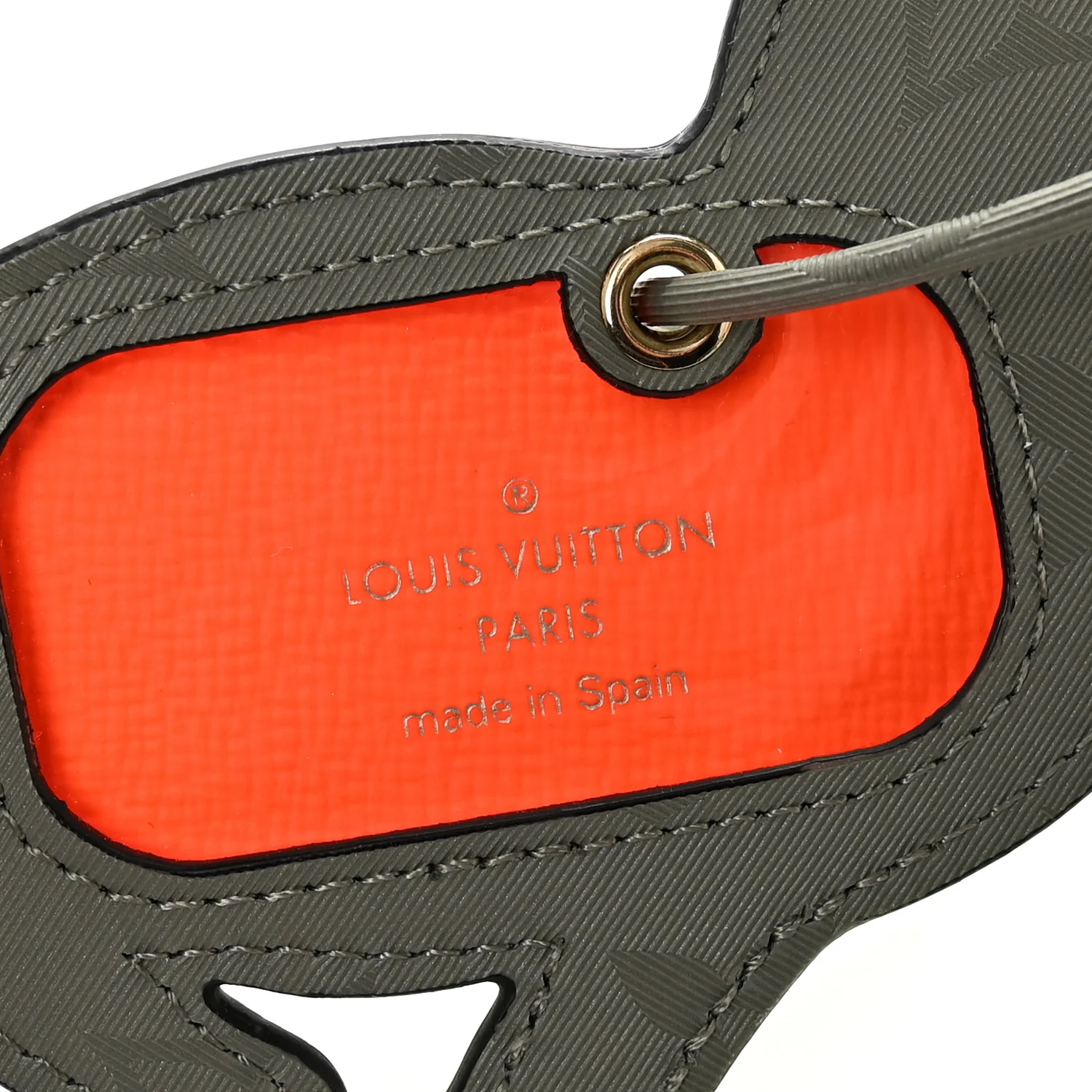 Monogram Titanium Dog Name Tag - Image 3