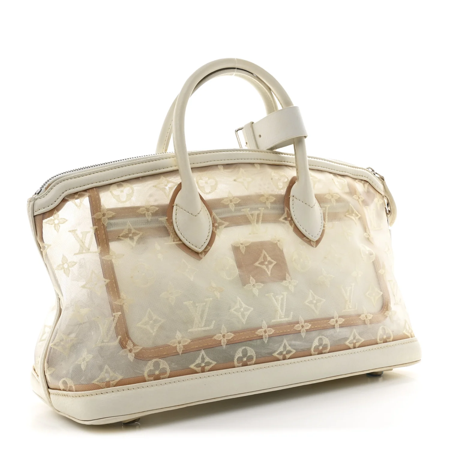 Monogram Transparence Lockit East-West White - Image 3