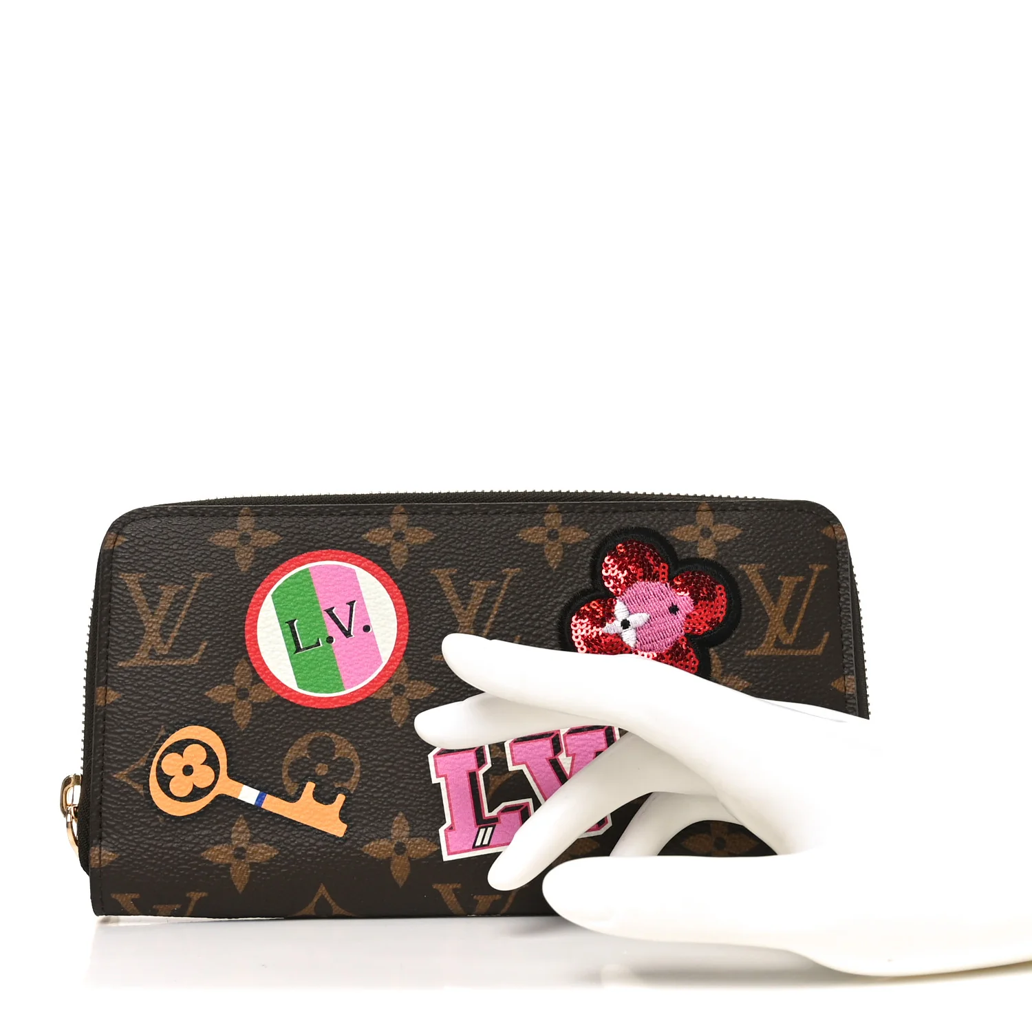 Monogram Travel Stickers Zippy Wallet - Image 2