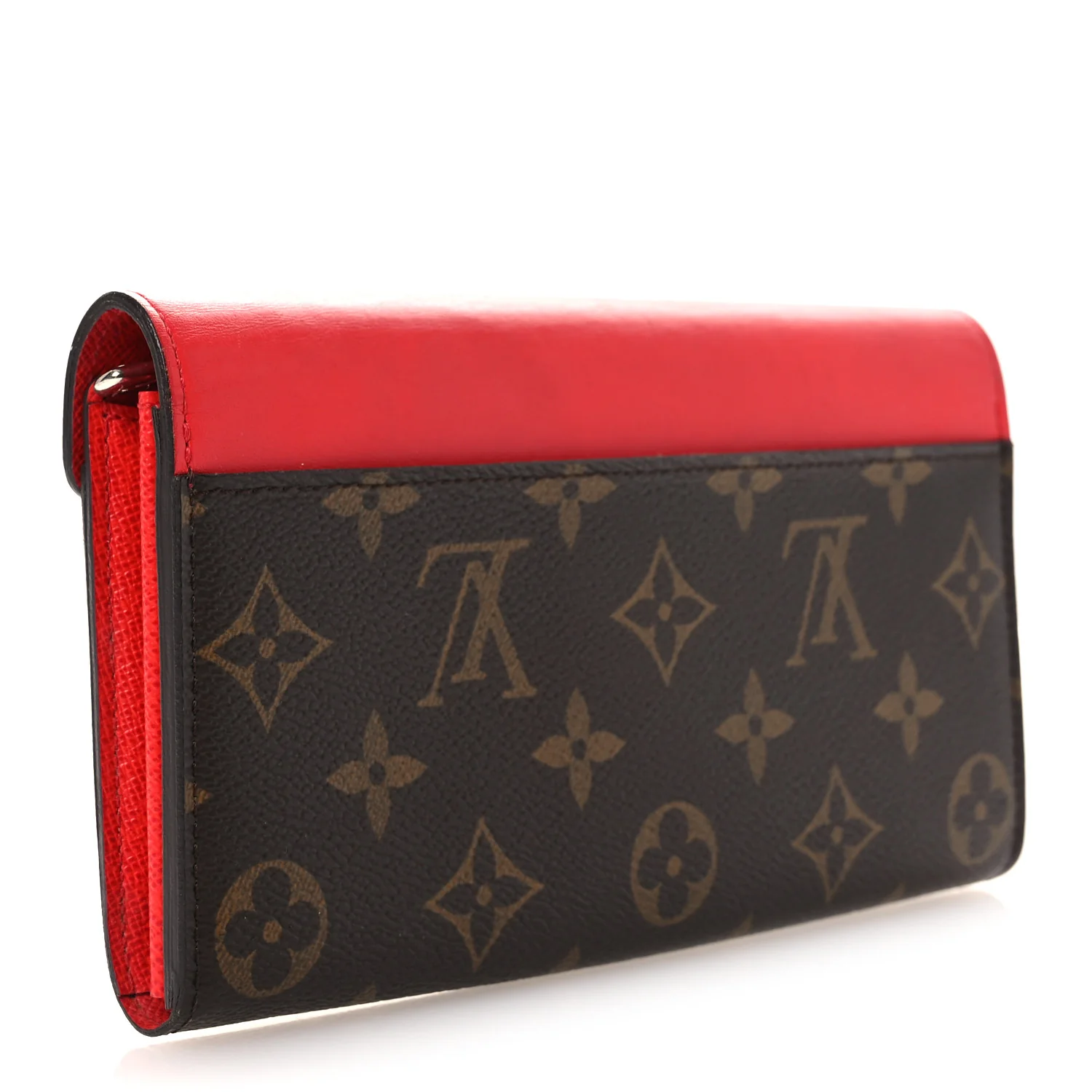 Monogram Tribal Mask Sarah Wallet Rouge - Image 3