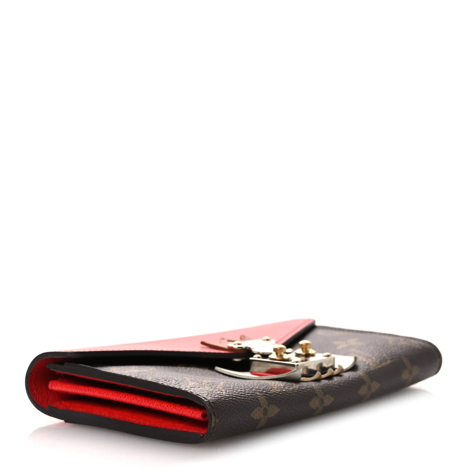 Monogram Tribal Mask Sarah Wallet Rouge - Image 4